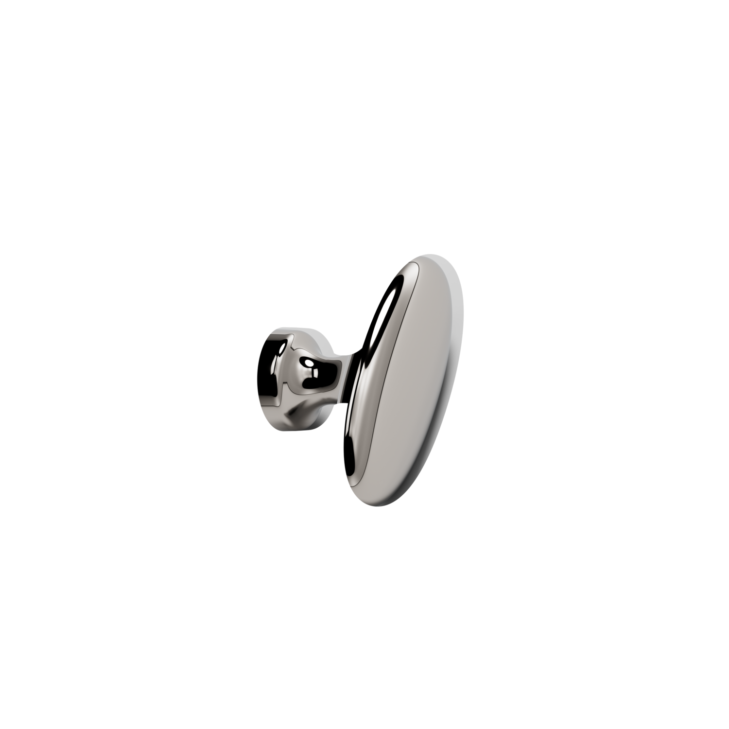 T-knop BARON T l60 zamak gepolijst nikkel