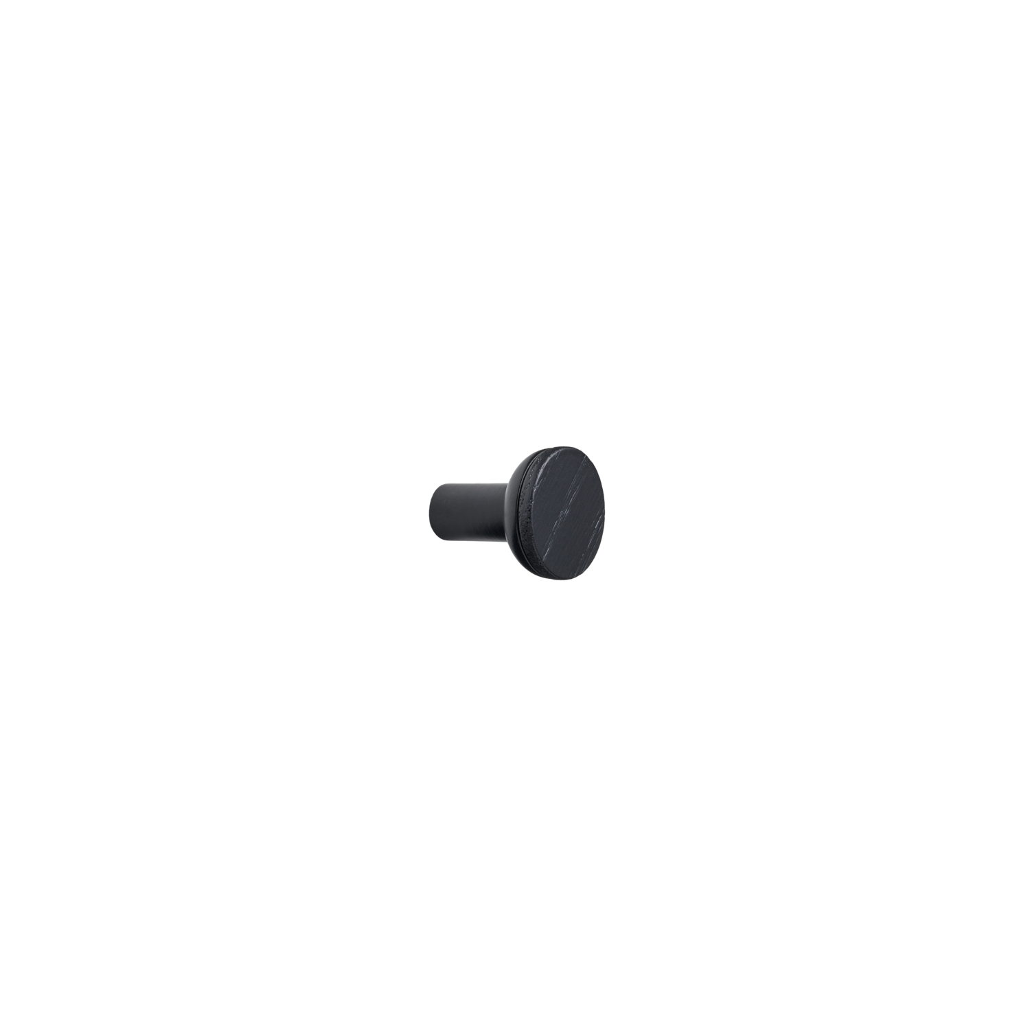 Knop BIS Ø24 H28 eik + zamak zwart