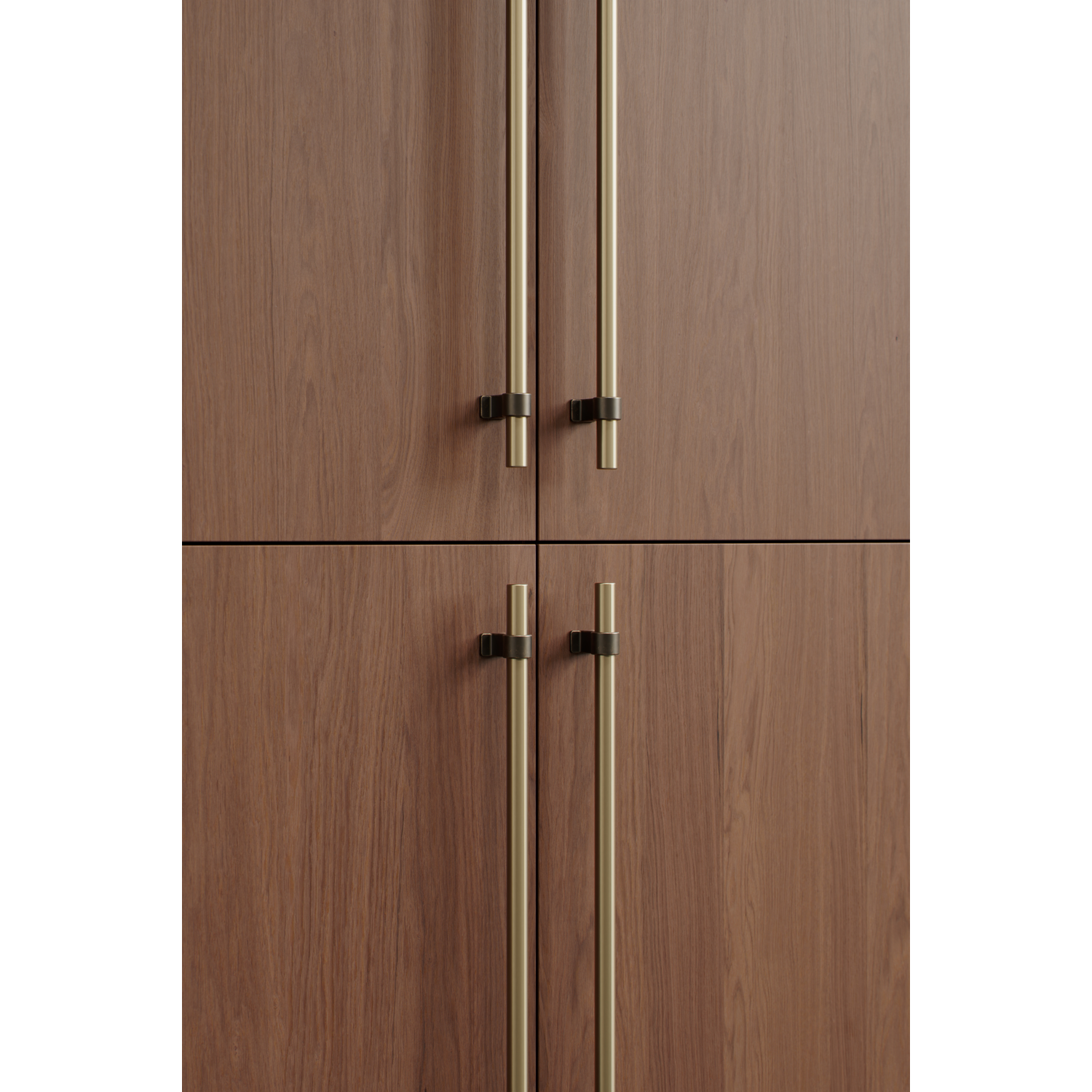 Greep bond ba320 l410 antiek bruin/geborsteld goud