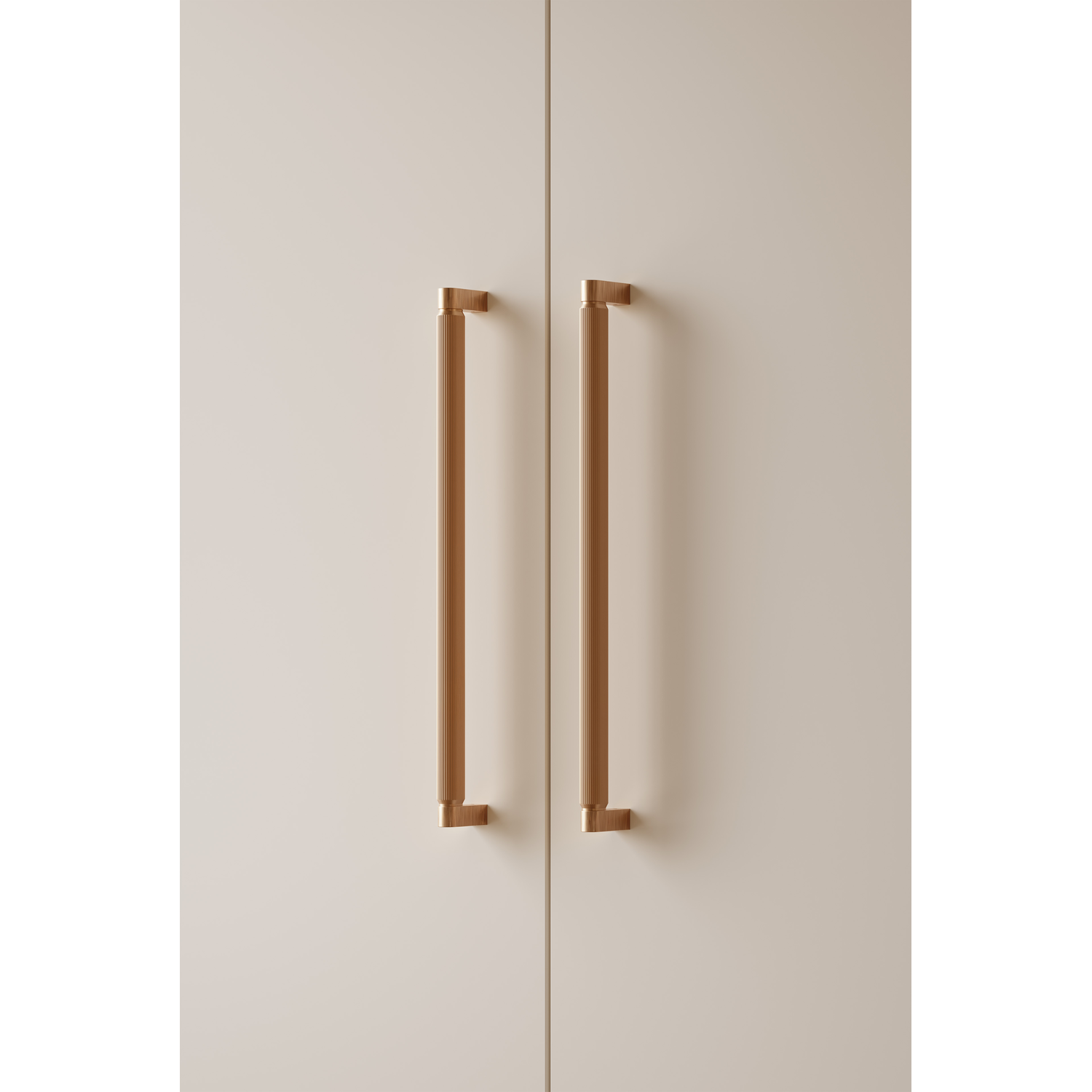 Greep BROOKLYN BIG BA1056 L1074 aluminium geborsteld brons