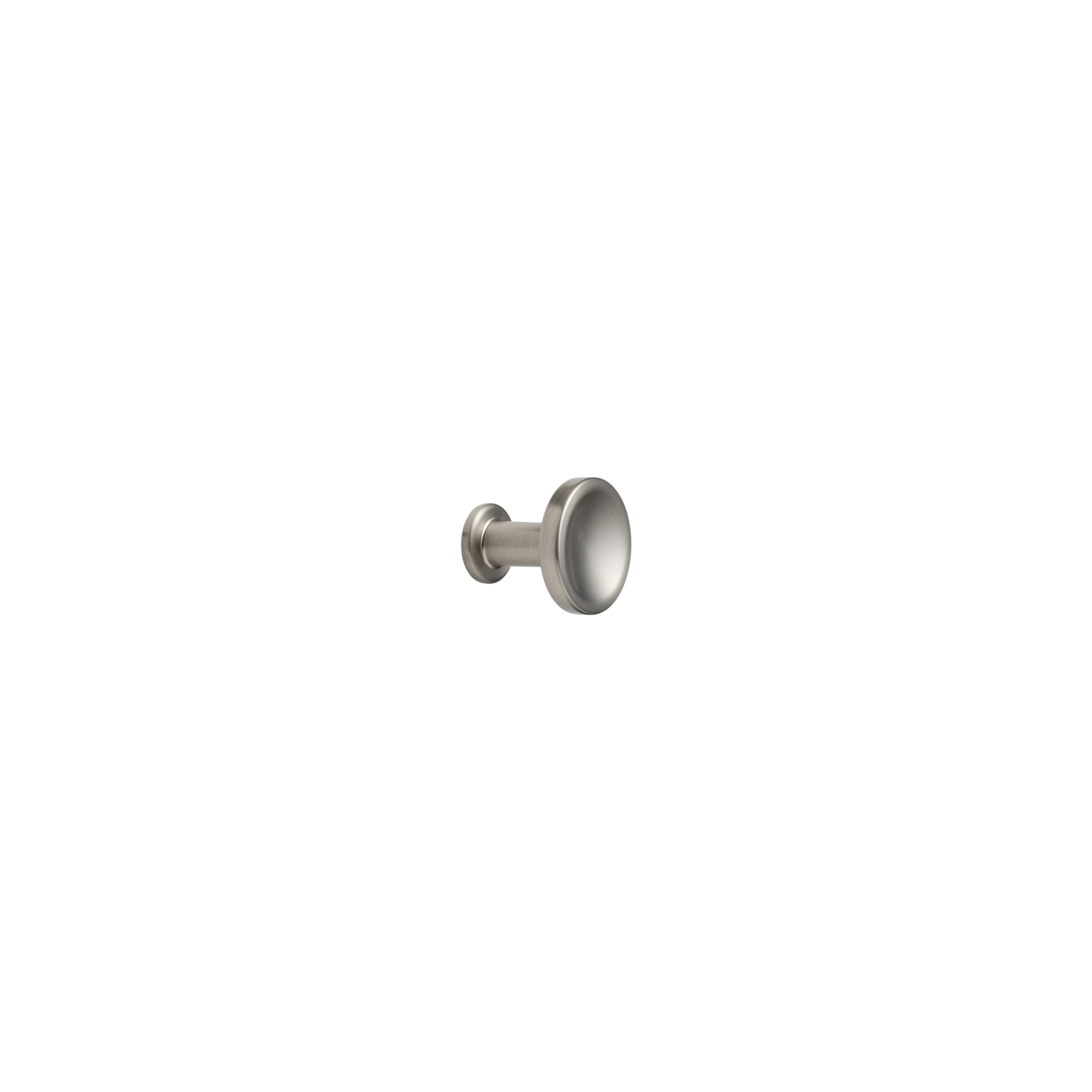 Knop chateau ø30x30 zamak RVS-look