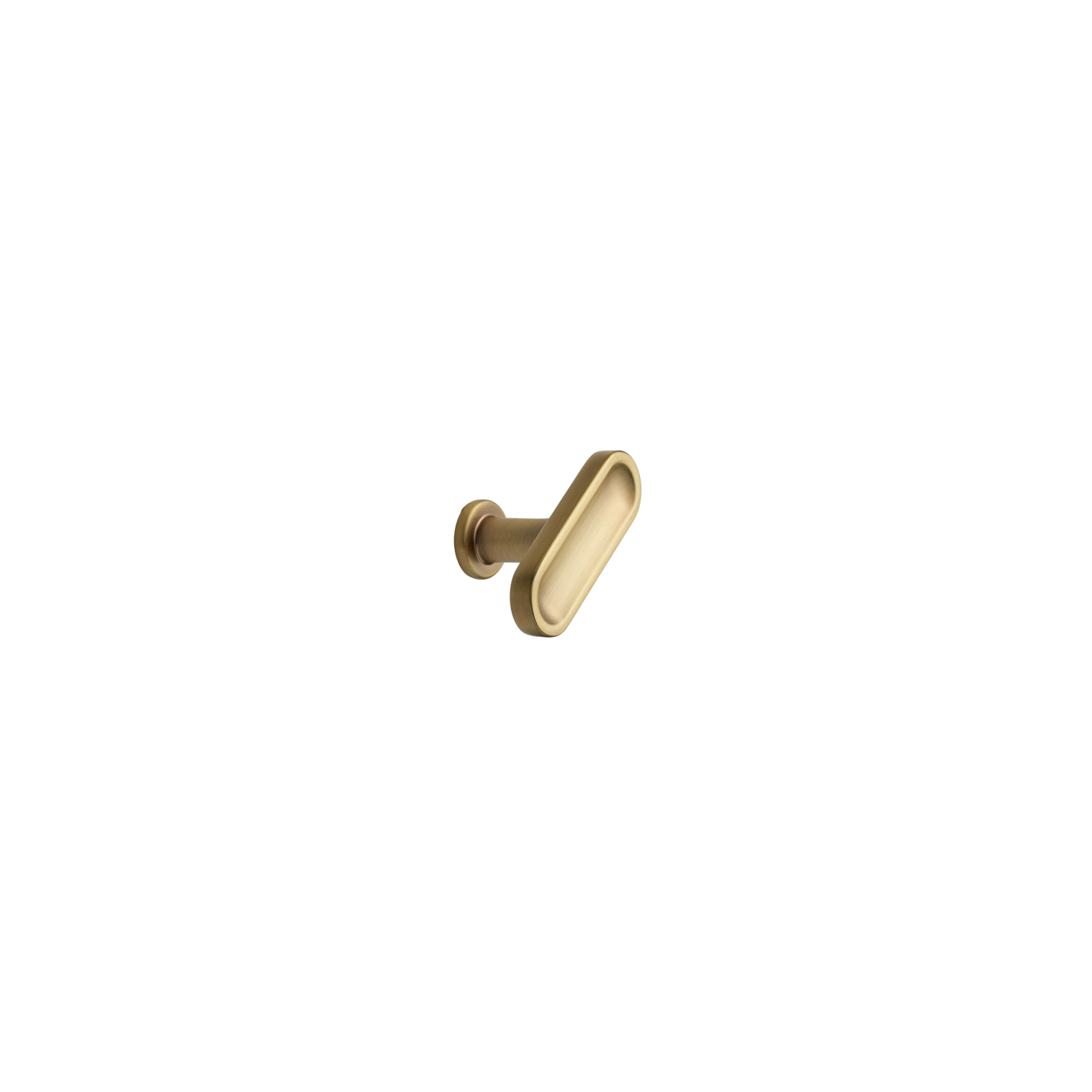 T-knop chateau T 52x30x18 zamak geborsteld goud