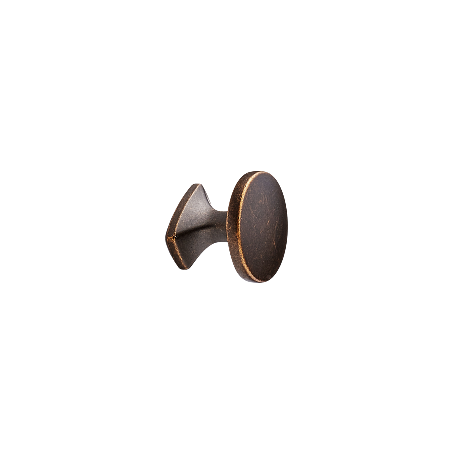 Knop Classic ø34x28 zamak antiek bruin