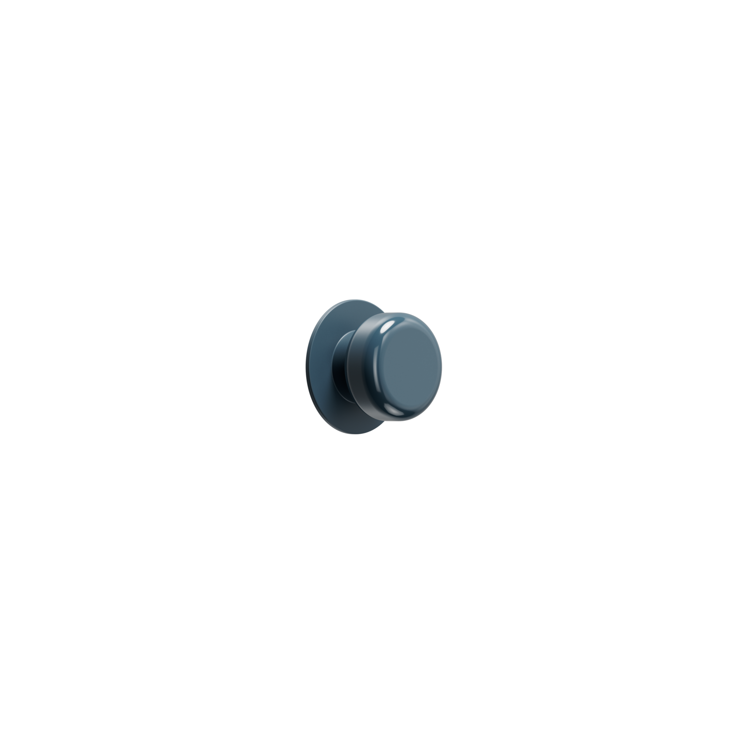 Knop COLETTE BA16 zamak blauw