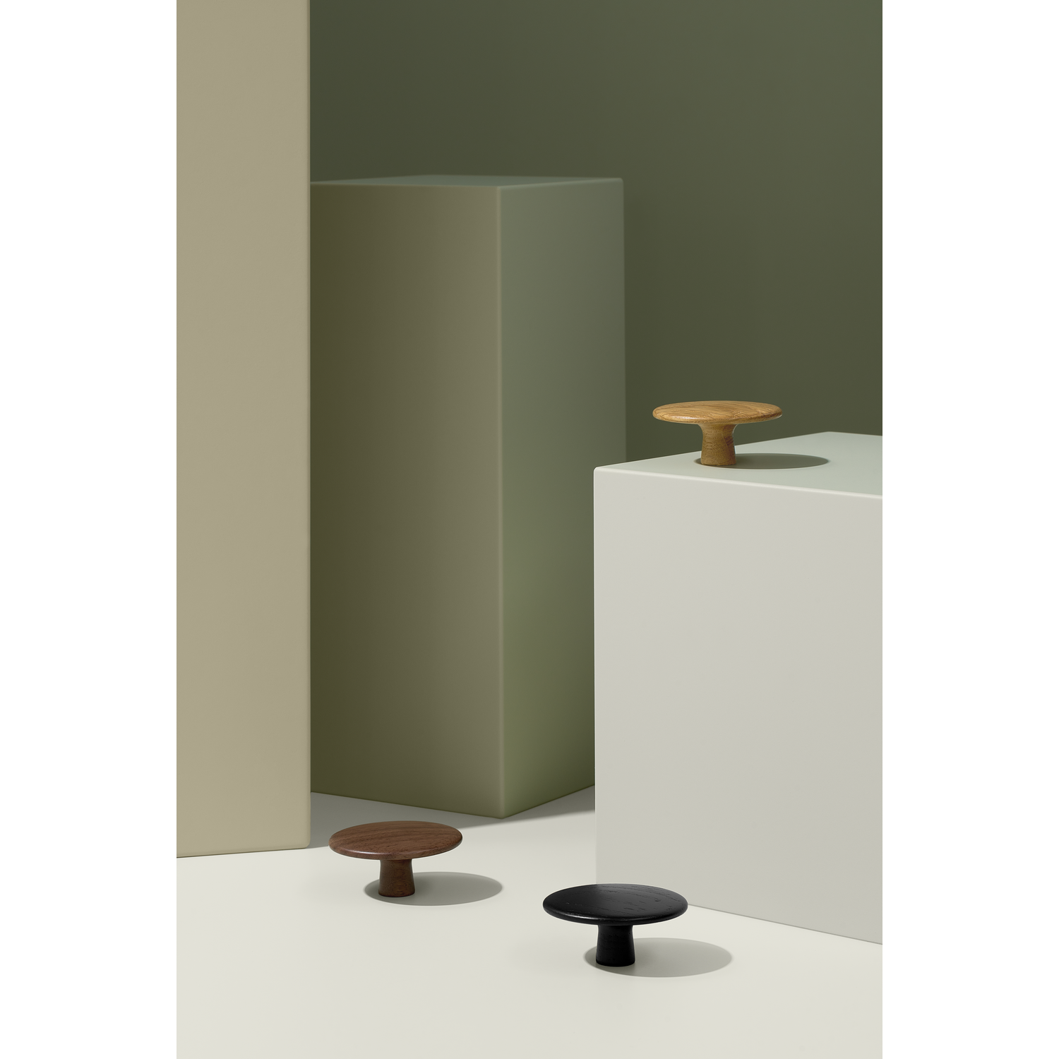 Knop cloud ø64 h24 walnoot