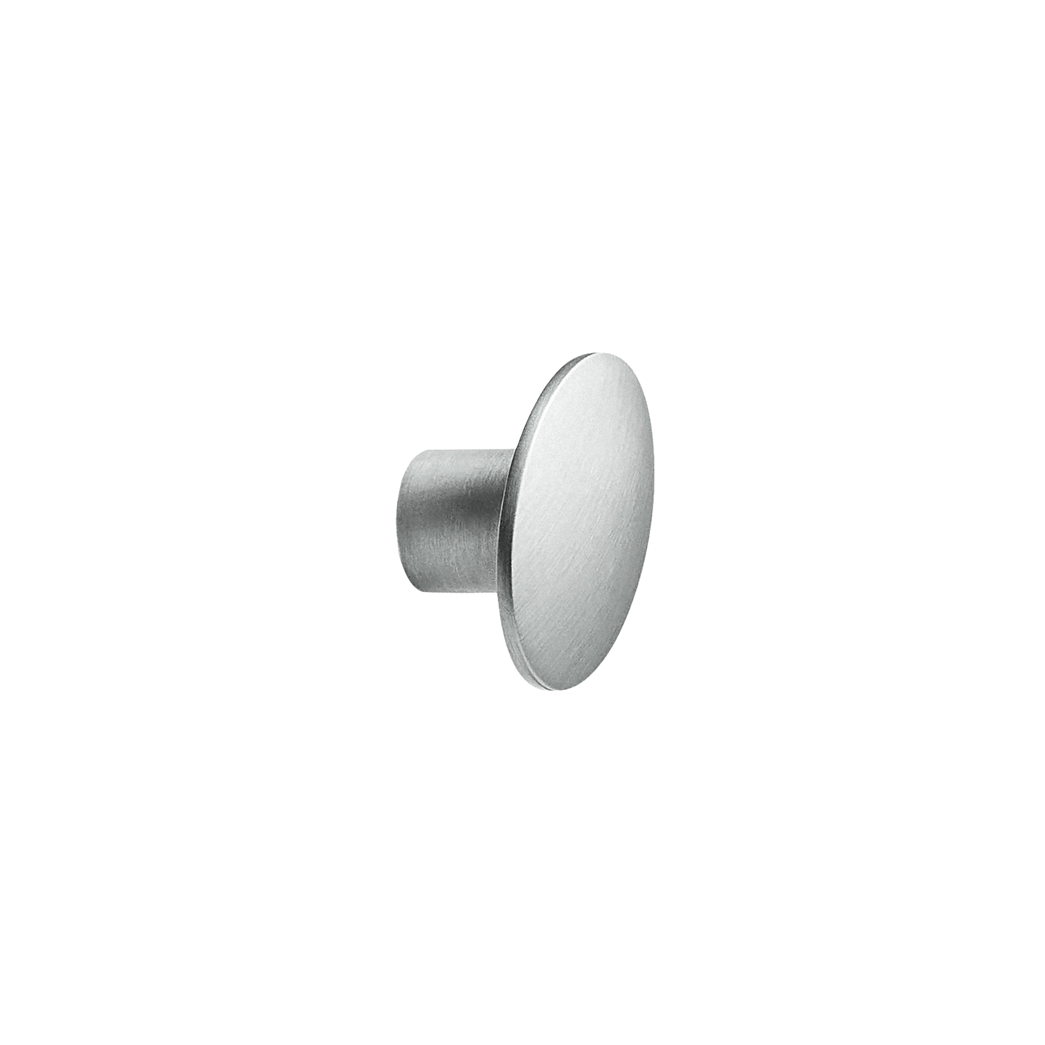 Knop dome 49.8x35.9x25,6 zamak RVS-look