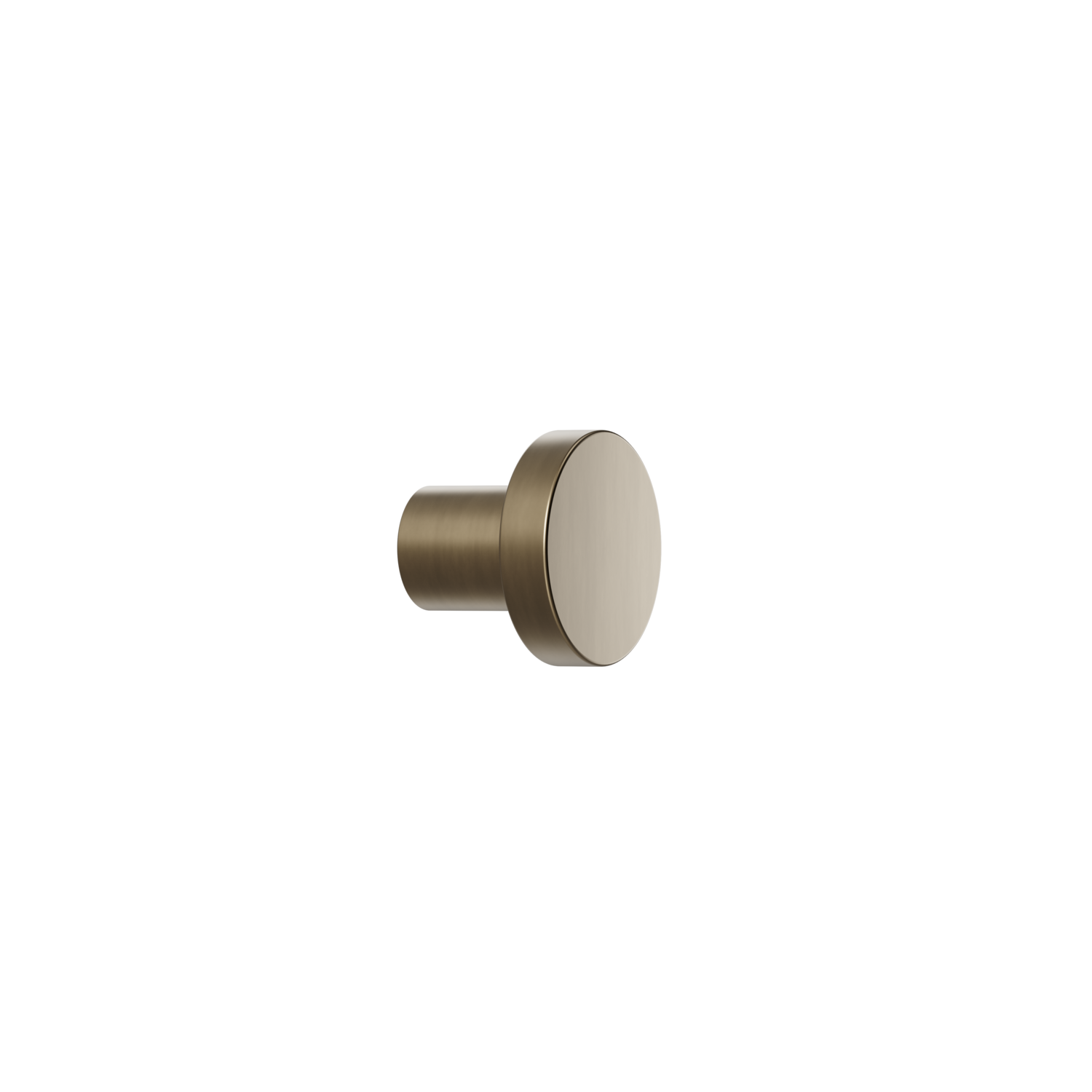Knop DOT Ø30 H26 messing gepatineerd messing