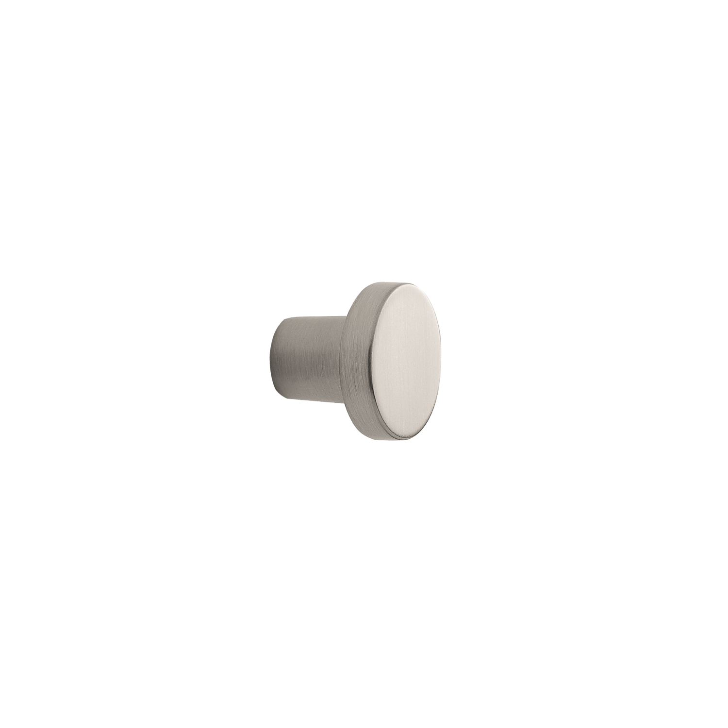 Knop DOT Ø30 H26 zamak rvs-look