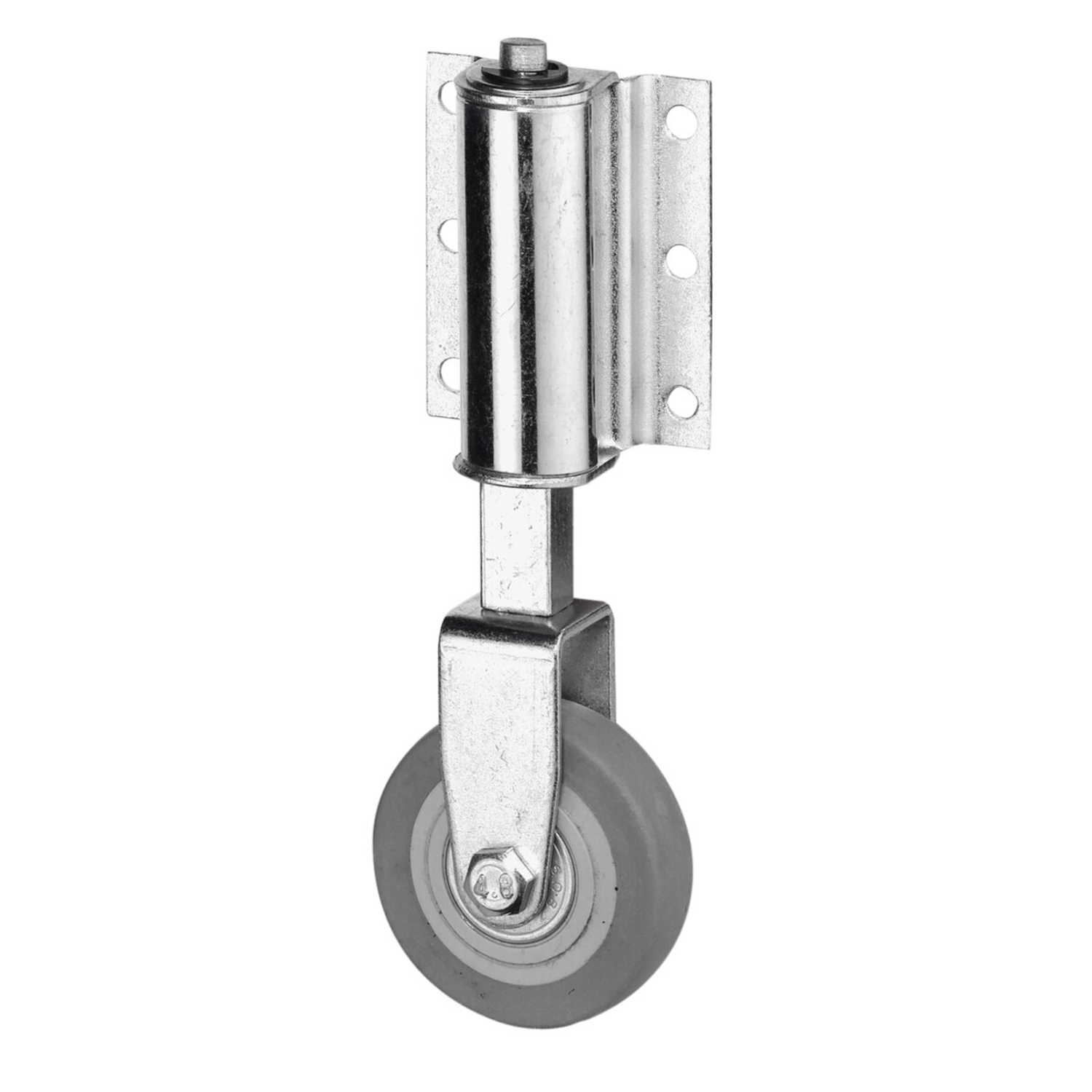 Ladder wiel vast 50mm rubber kogellager