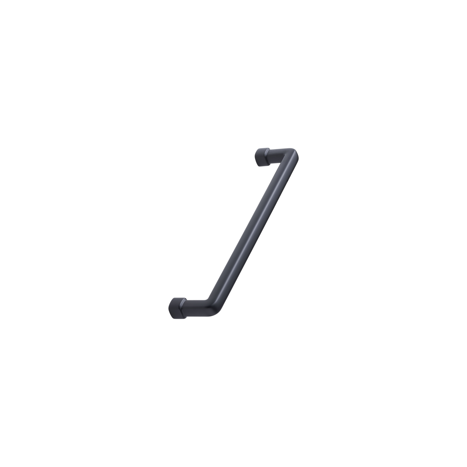Greep equester ba160 l172 zamak mat zwart