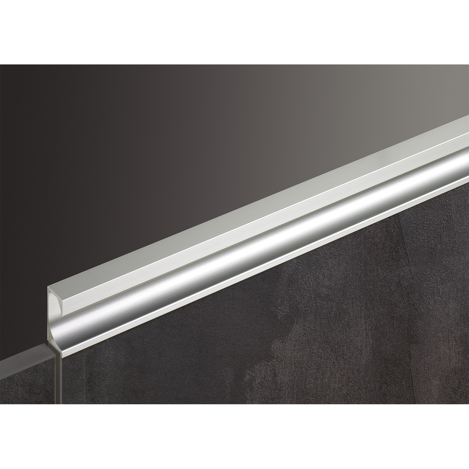 Greeplijst Eslinga, L 2000 mm, B 23 mm, H 40 mm, Aluminium geëloxeerd