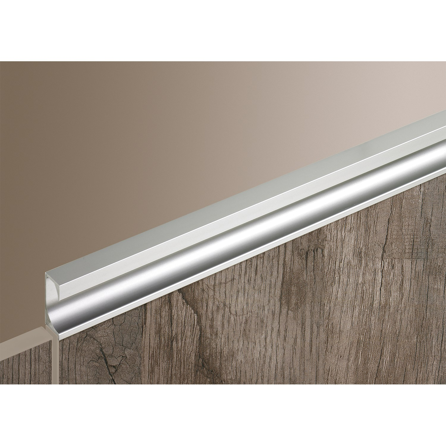 Greeplijst Eslinga, L 2000 mm, B 23 mm, H 40 mm, Aluminium geëloxeerd