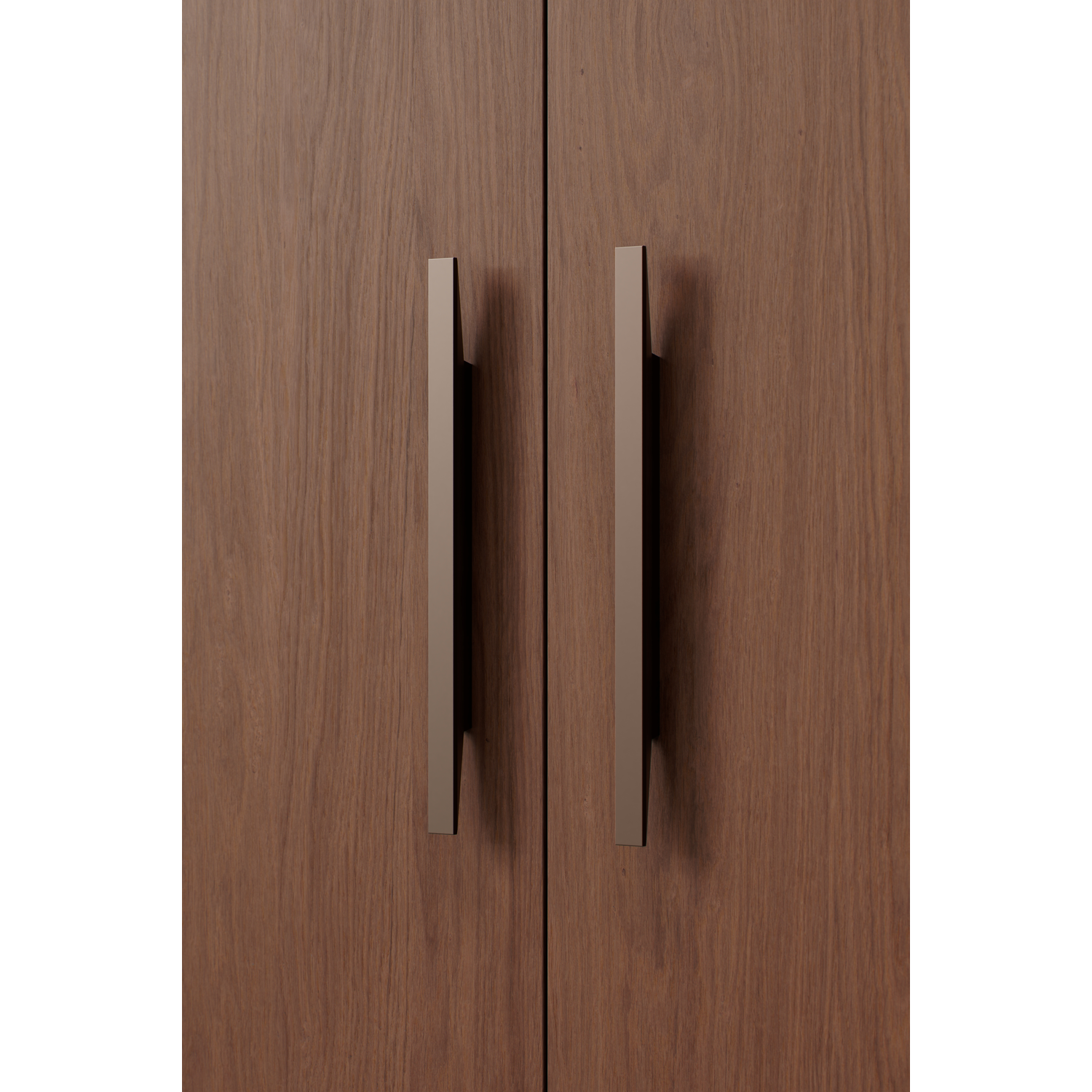 Greep facet ba160 l284 alu mat brons