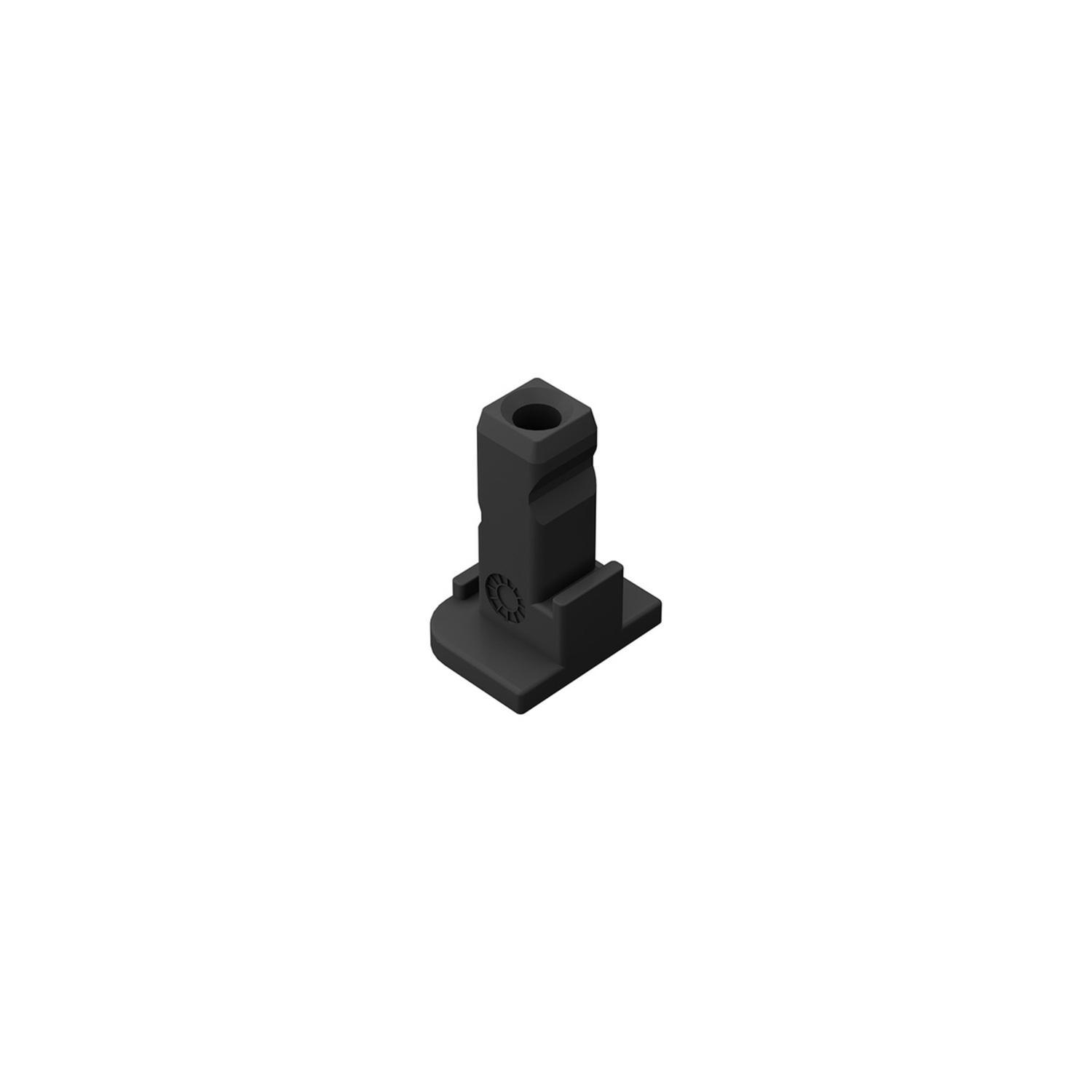 Adapter voor beslagafdekking,  mat zwart