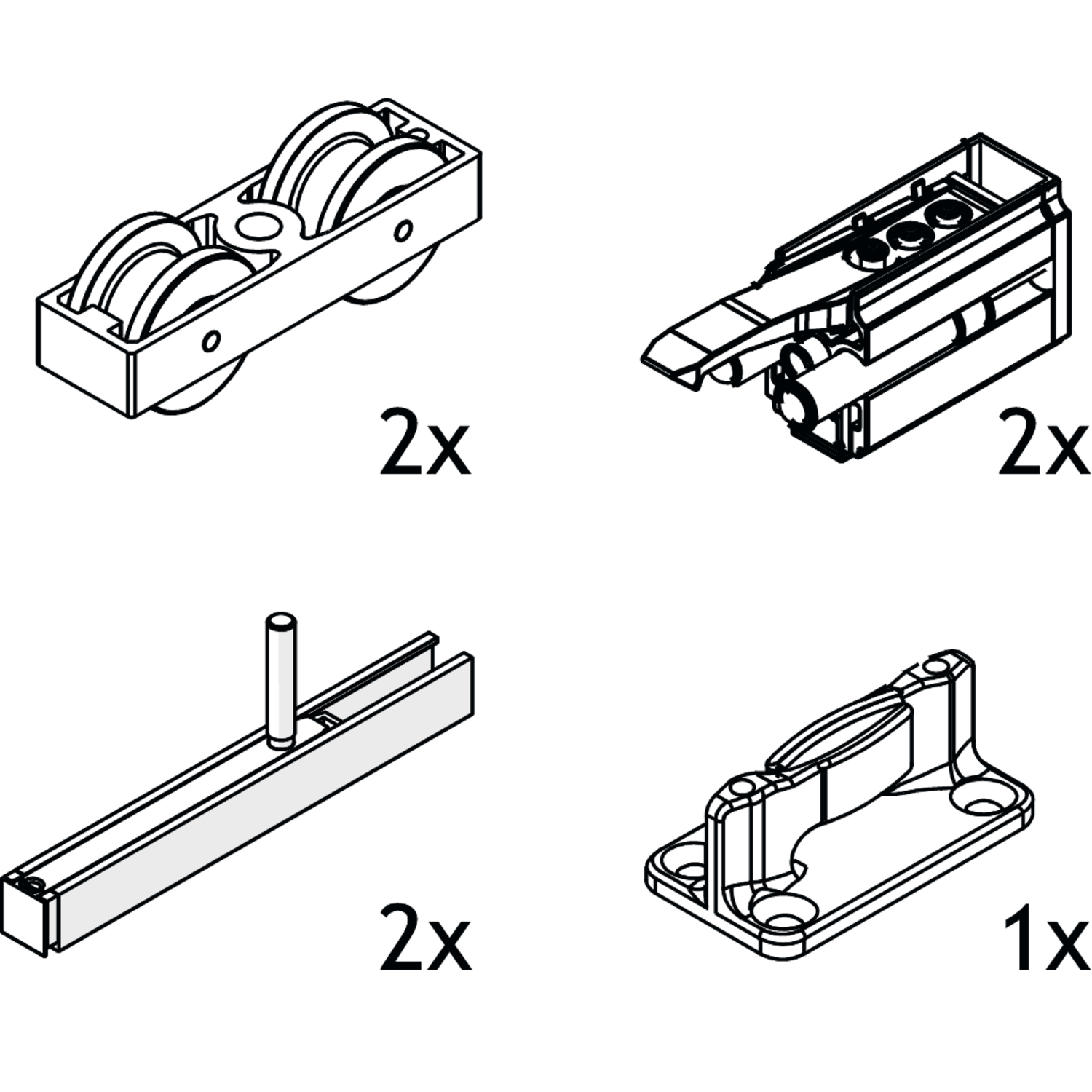 Hawa Junior 100 B (zonder Softmove) + 20mm langere bout