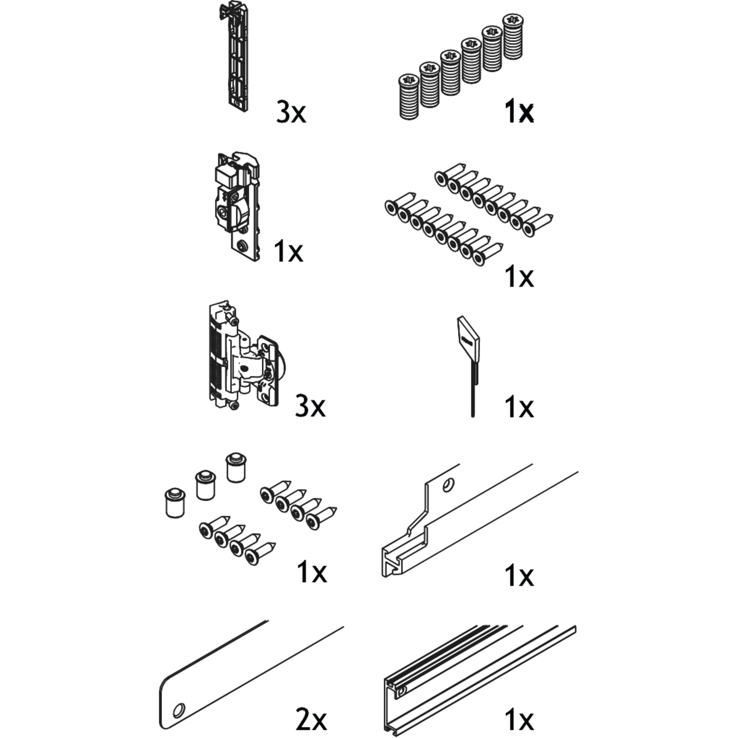 Hawa Concepta III 25 basisgarnituur rechts