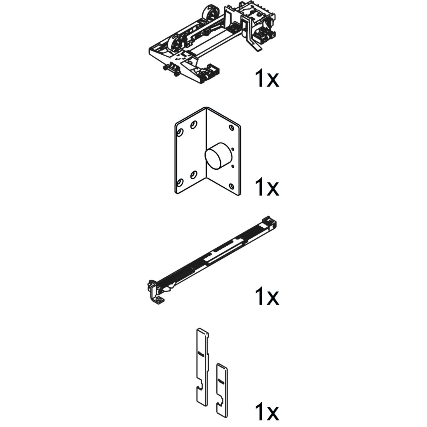 Hawa Concepta III 25/35 garnituur Pull links