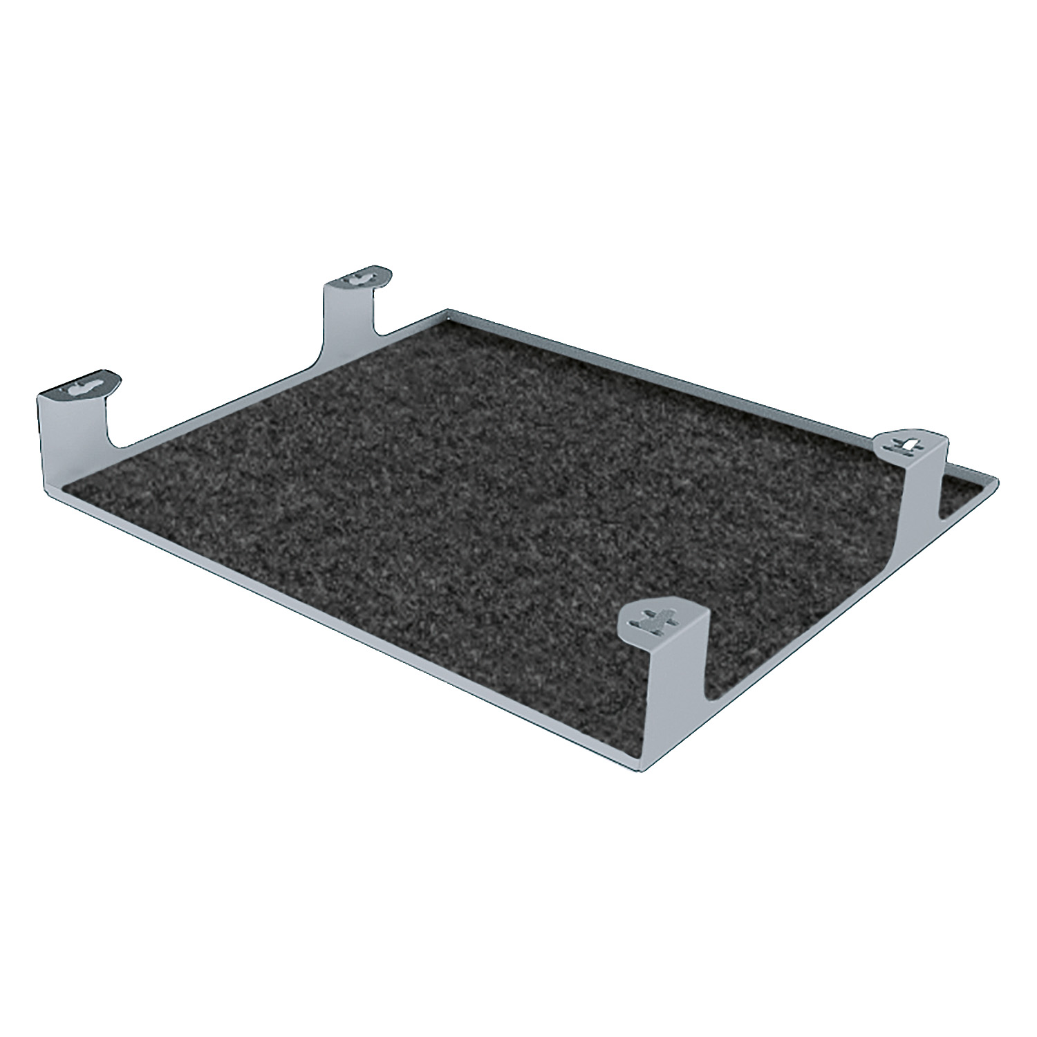 SmarTray staal aflegplateau, antraciet