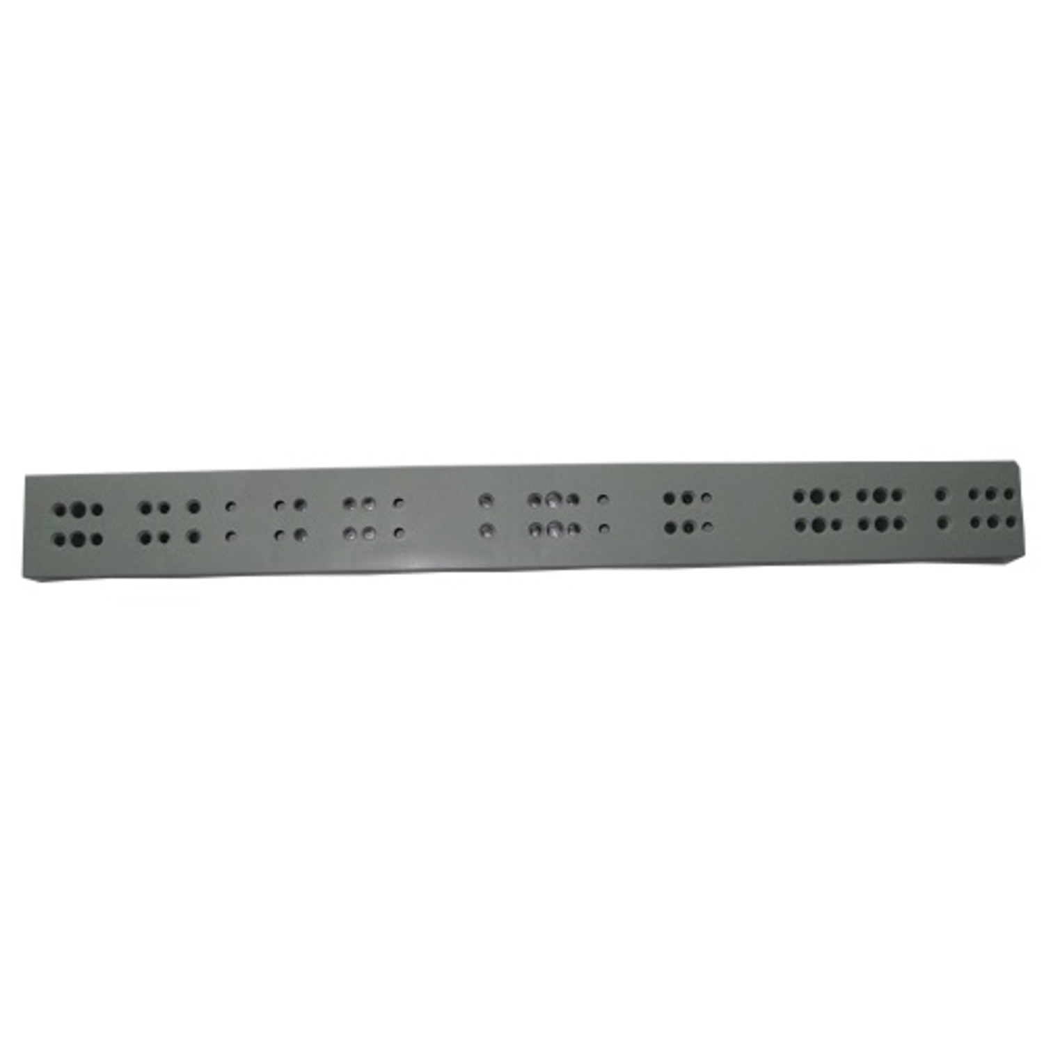 Opvullijst 486x50x25mm zilvergrijs