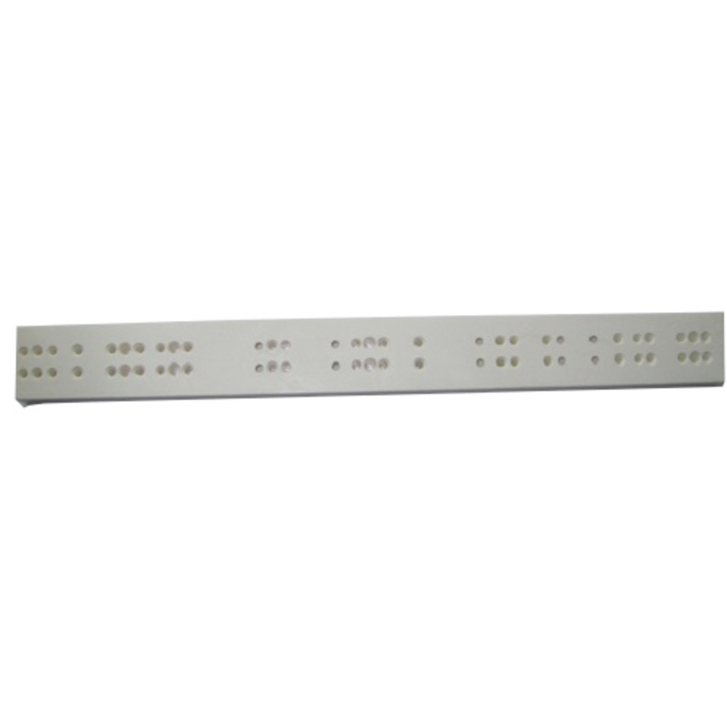 Opvullijst 486x50x25mm wit