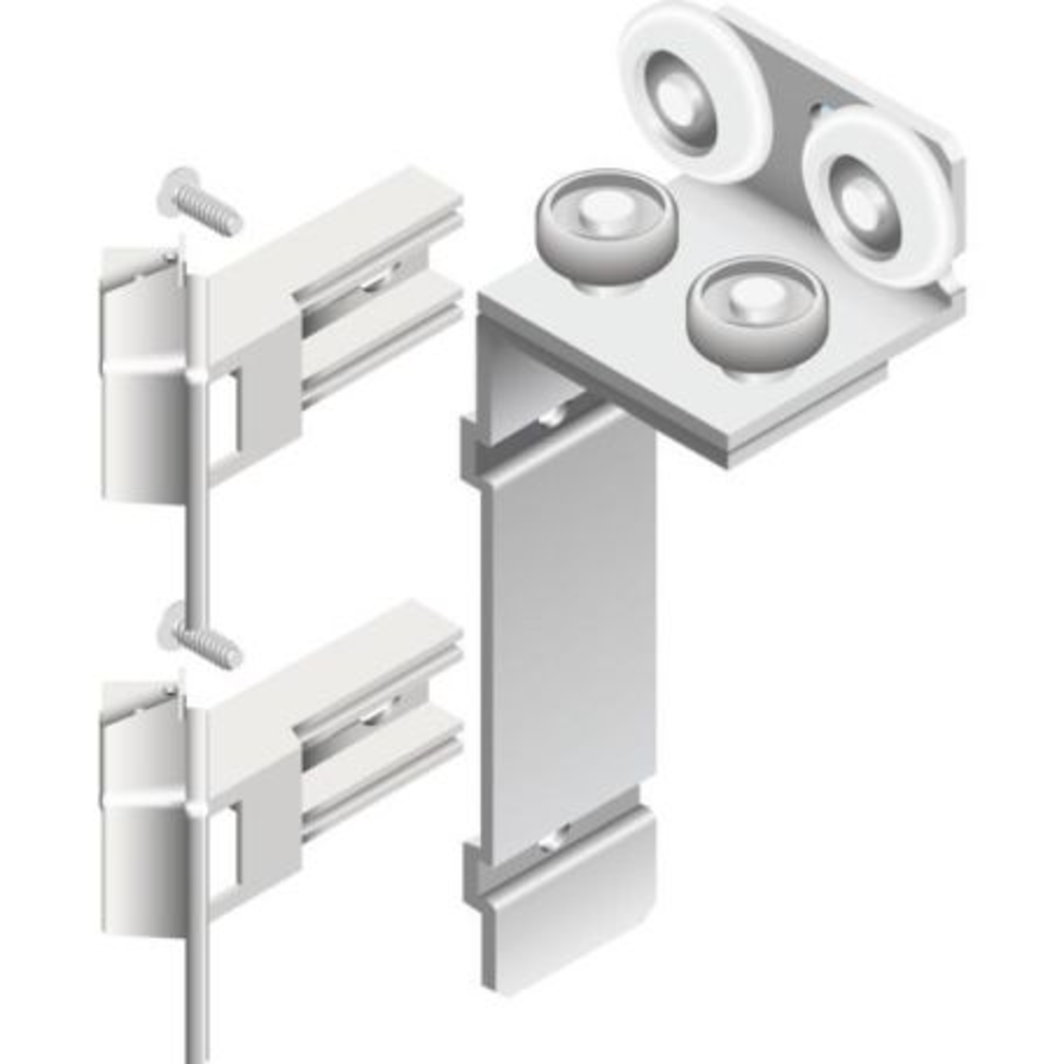PS23 - 50 kit voor bovenrail rechts
