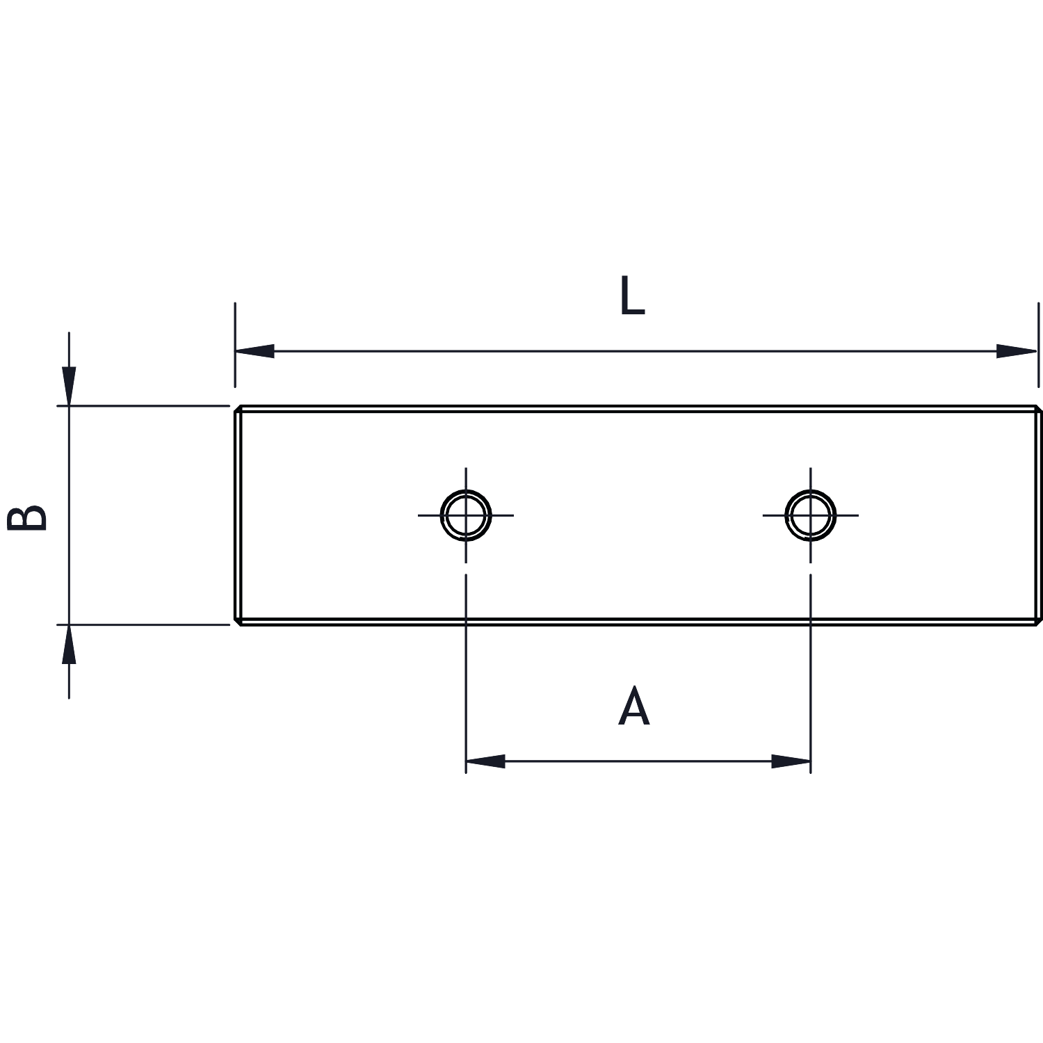 Knop track ba32 l50 alu geborsteld goud