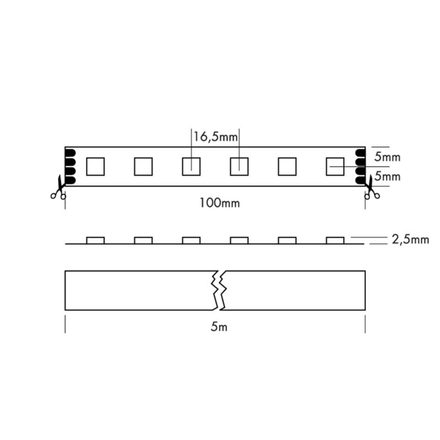 Proled Flex strip RGB 5M