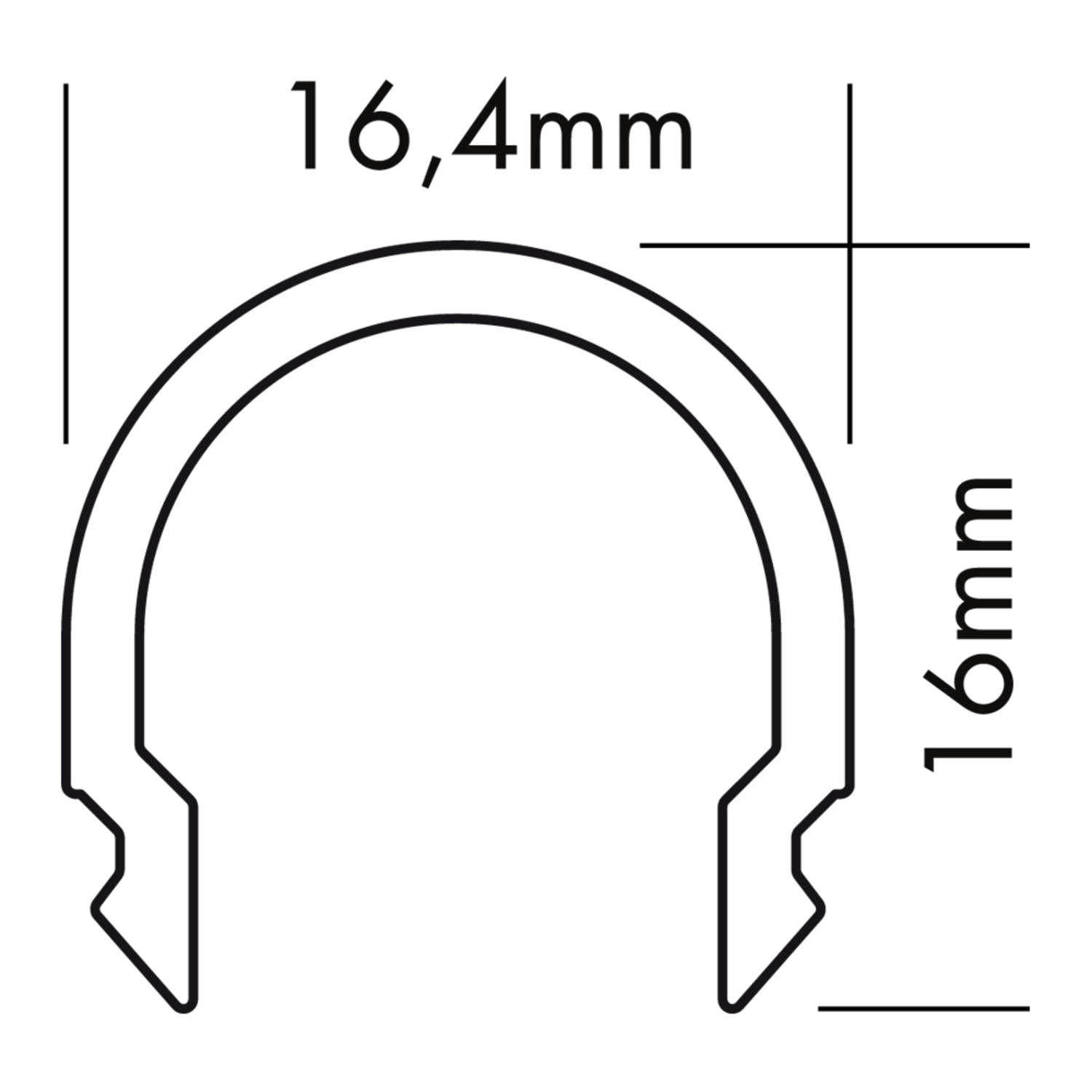 S line cover rond opaal 2000mm