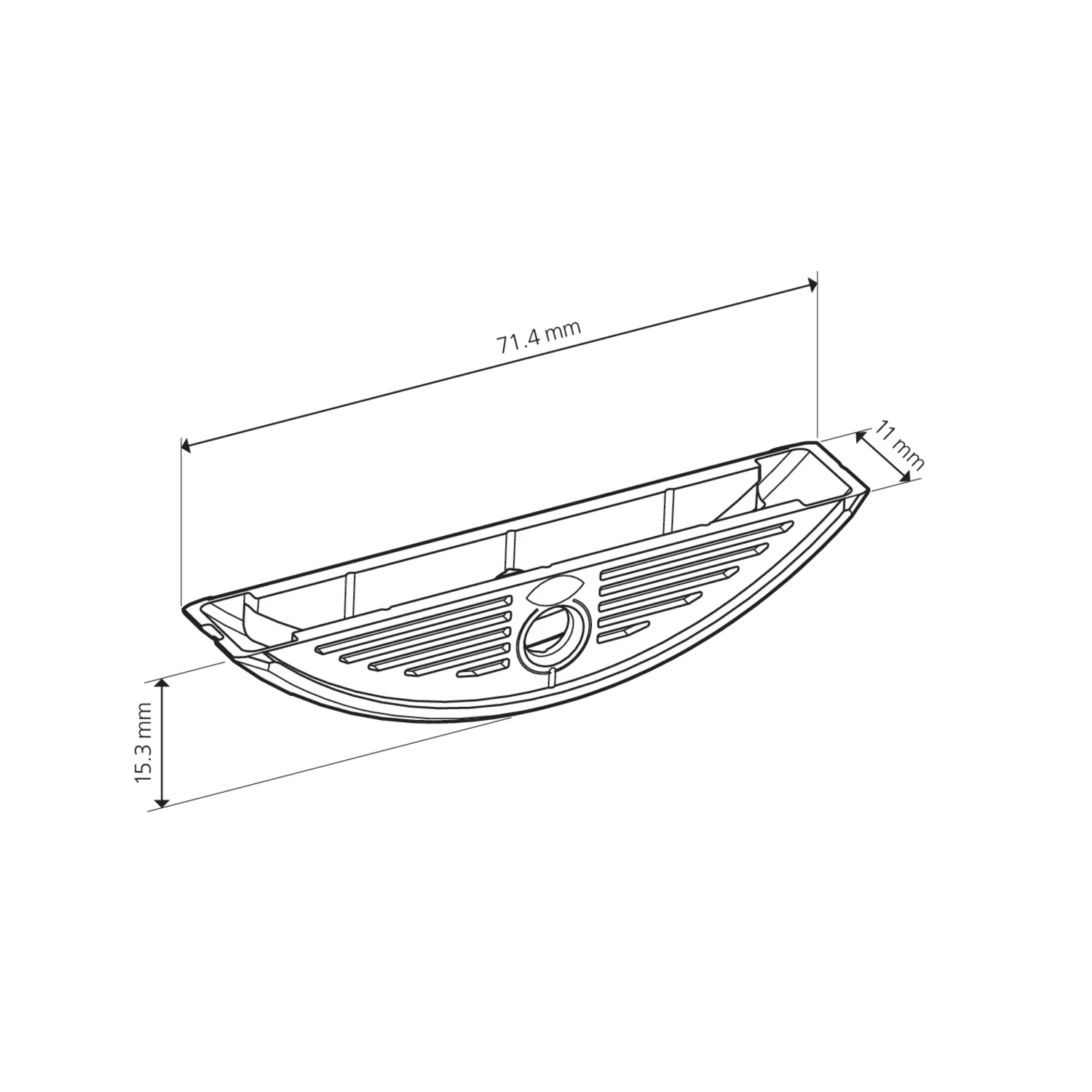 Verbindingssysteem voor lichtgewichtpanelen zonder randhout LC P-16x11 80 st