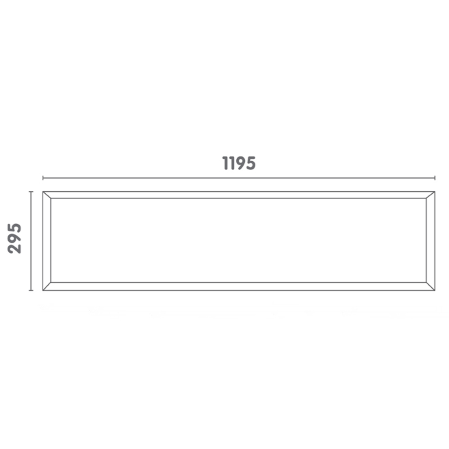 Infinity led Panel 230V rechthoekig 4000K