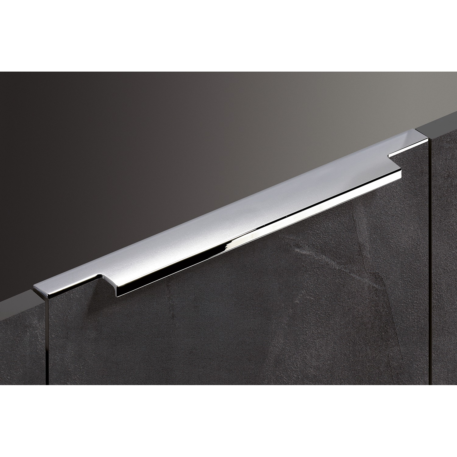 Greeplijst Lamezia, L 395 mm, B 39 mm, glans verchroomd