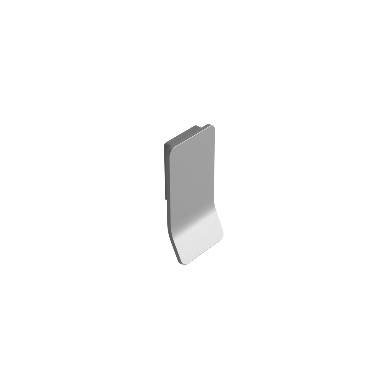 Greep LEAF BA32 L42,5 zamak rvs-look