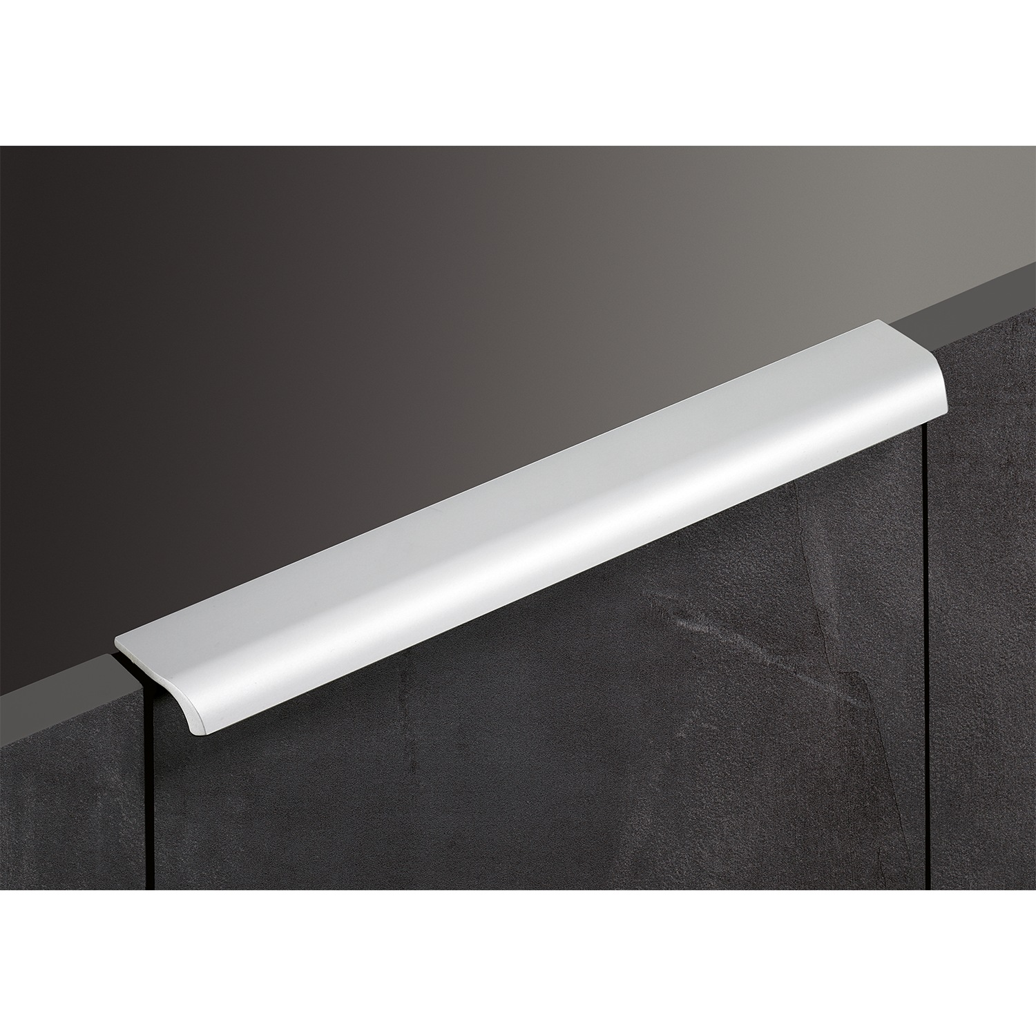 Greeplijst Lindavia, L 2000 mm, B 43 mm, H 14 mm, Aluminium geëloxeerd