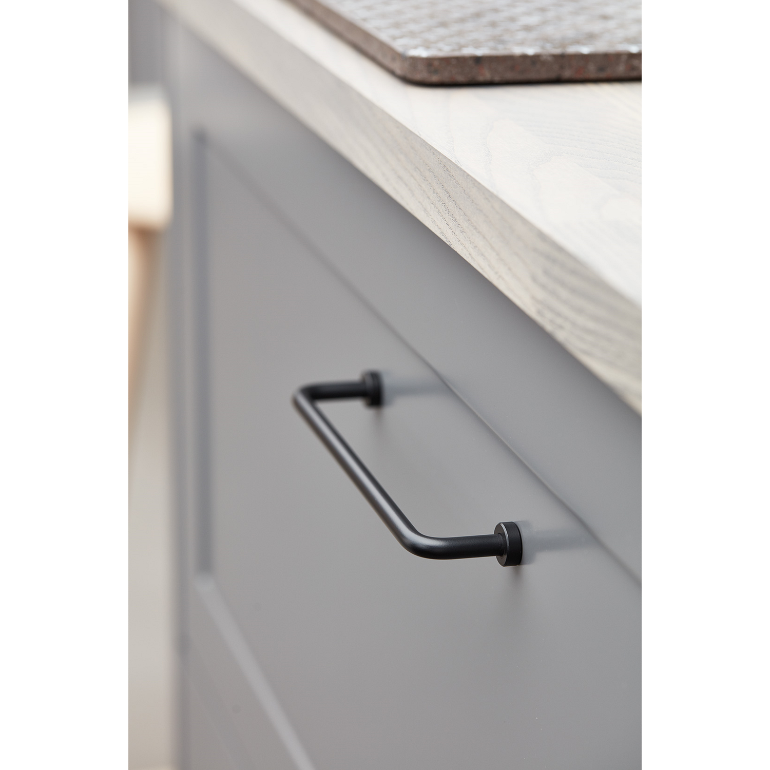 Greep LOUNGE BA160 L174 zamak mat zwart