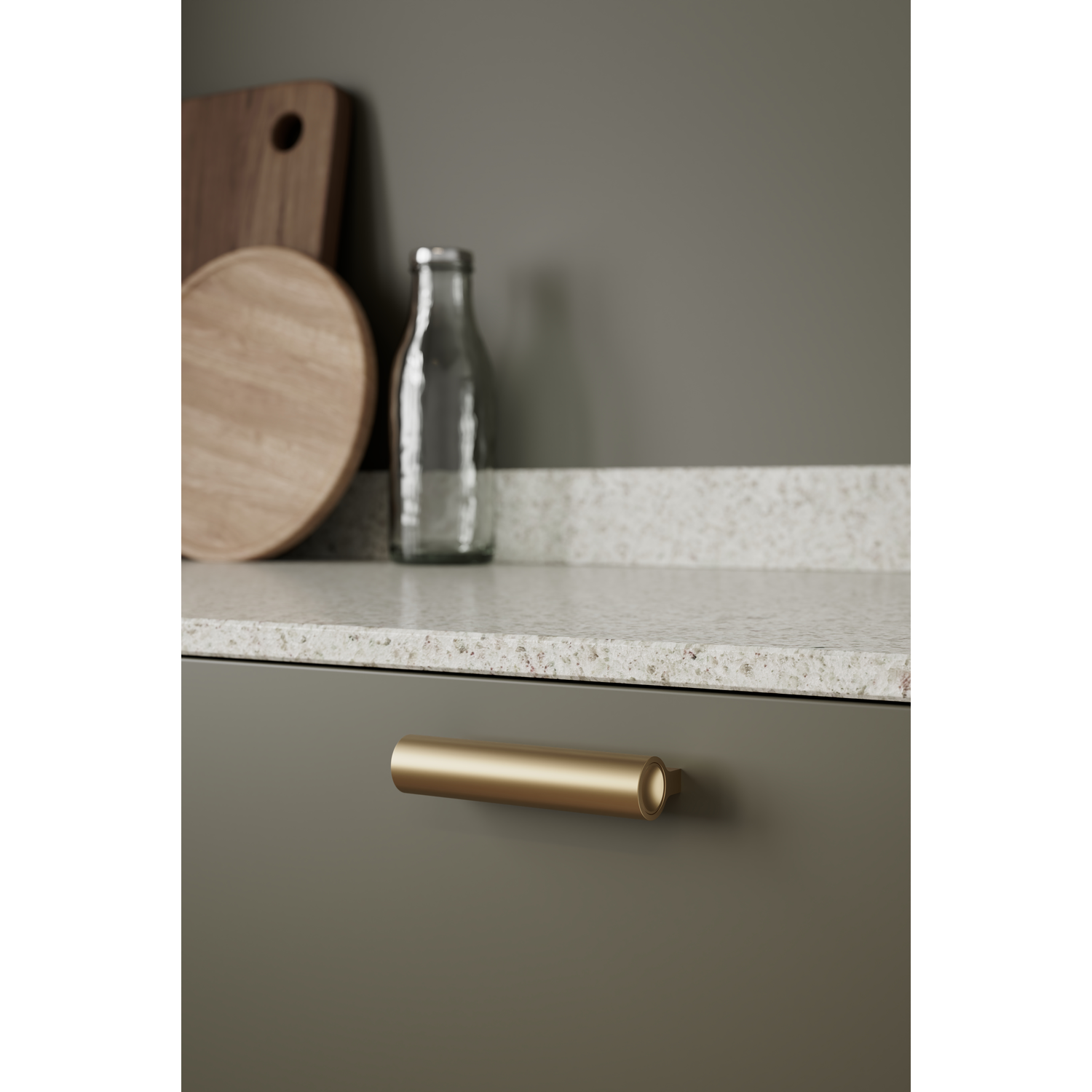 Greep LUCENTE ba64 aluminium mat goud
