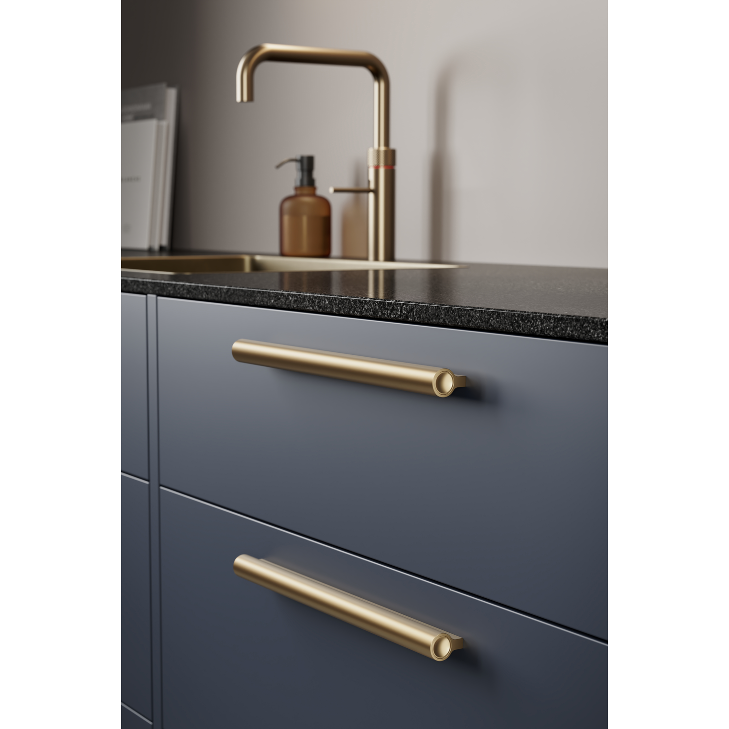 Greep LUCENTE ba1088 aluminium mat goud