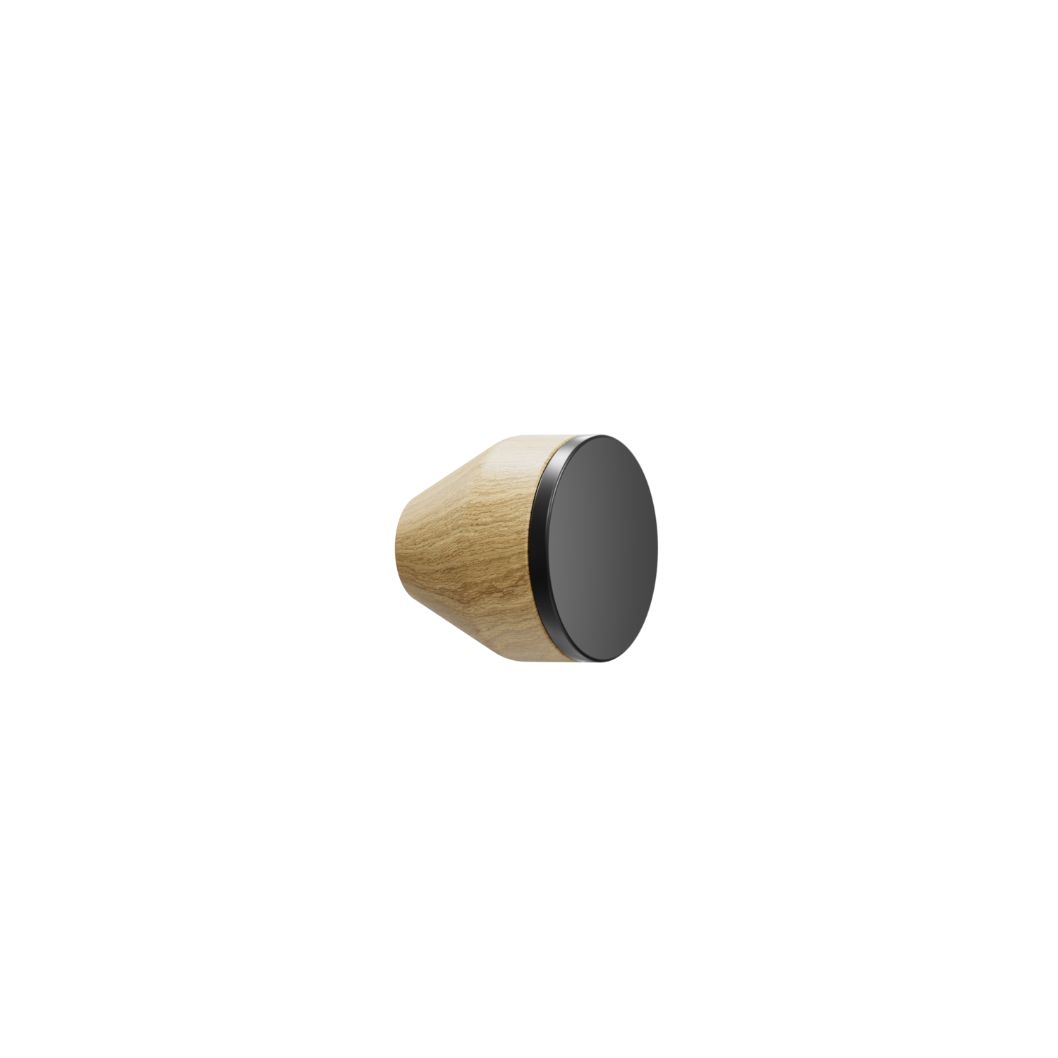 Knop MELURA ø30 h28 eik + zwart
