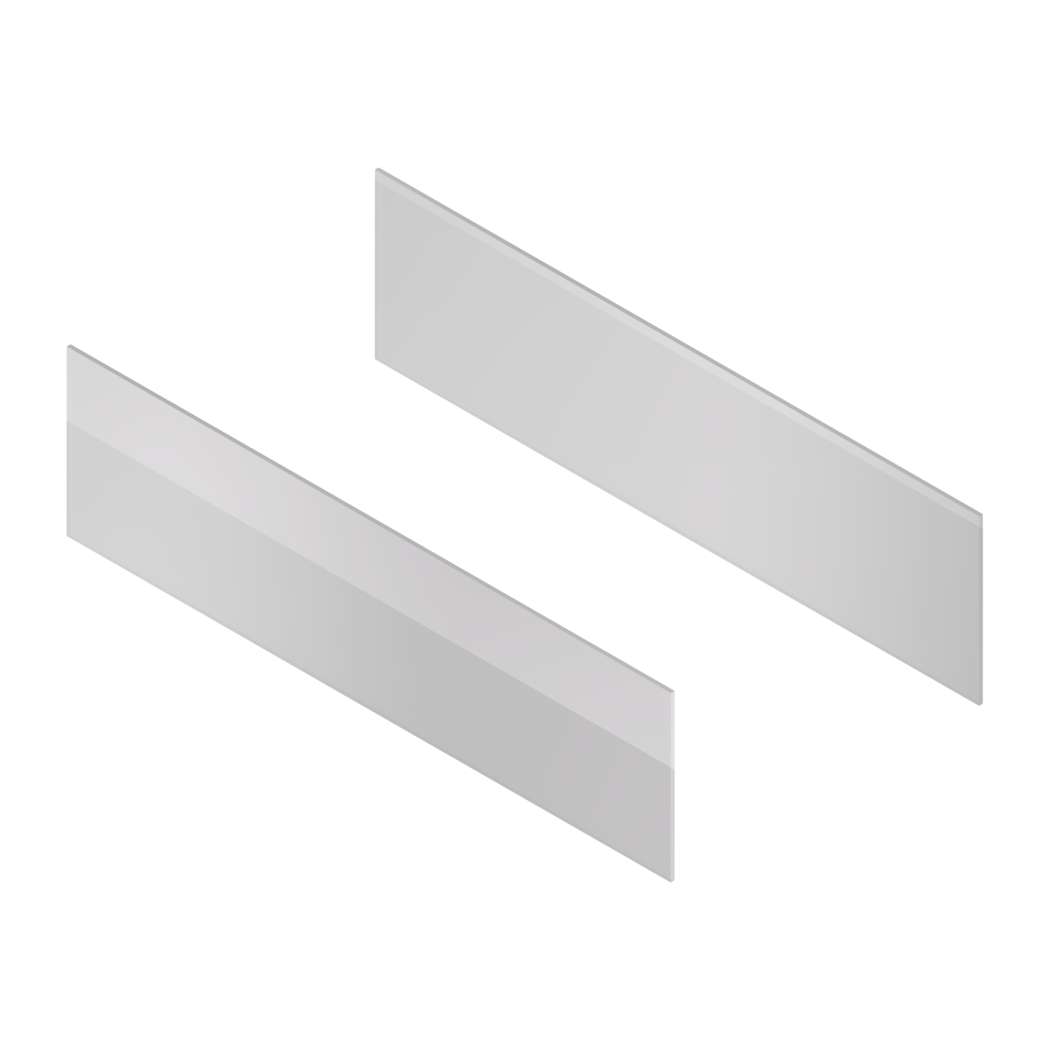 Chic line front/rugset  glas l. 270  h.161  d.4mm