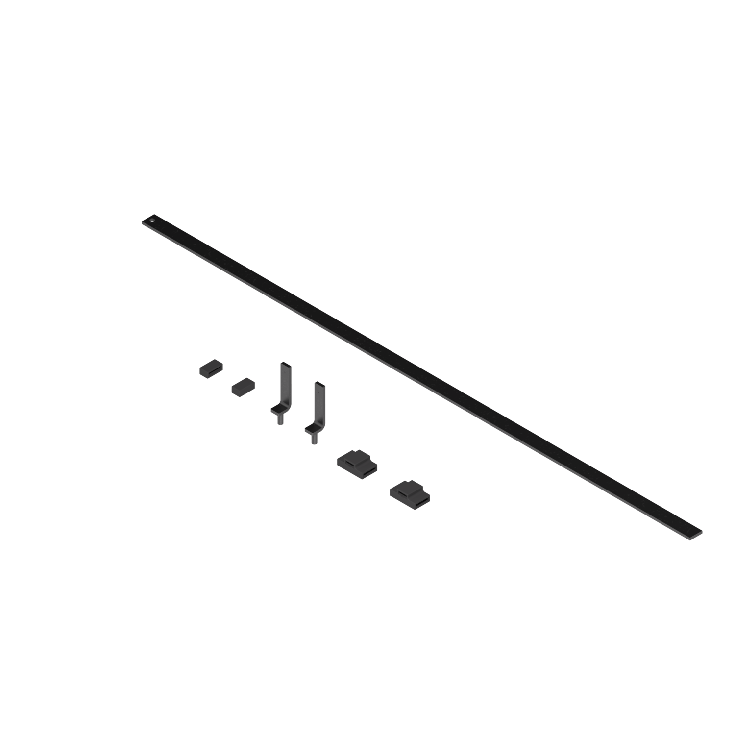 Chic line tabletreling antraciet l.925 h.59mm