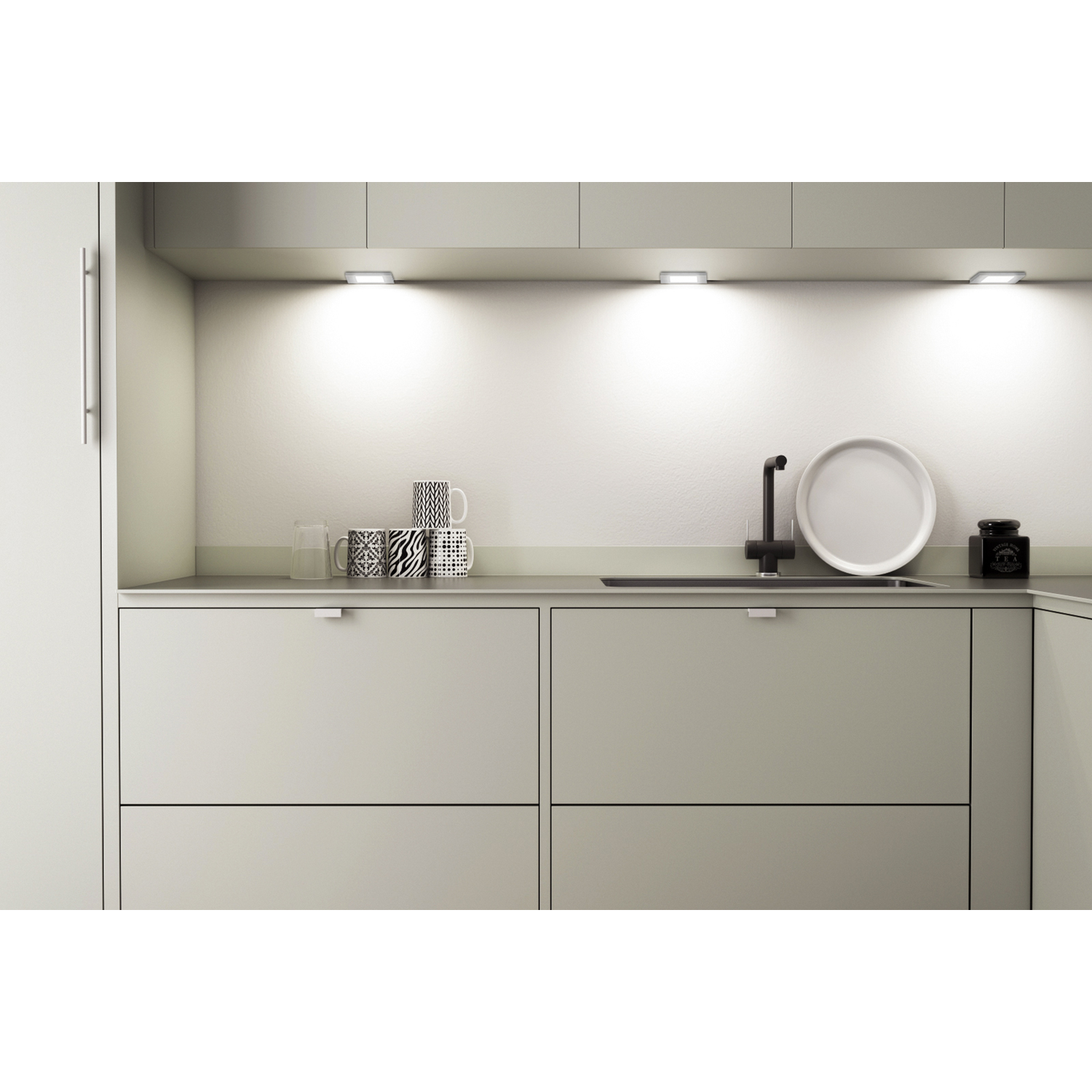Led planar S 4000K 24V 3W alu