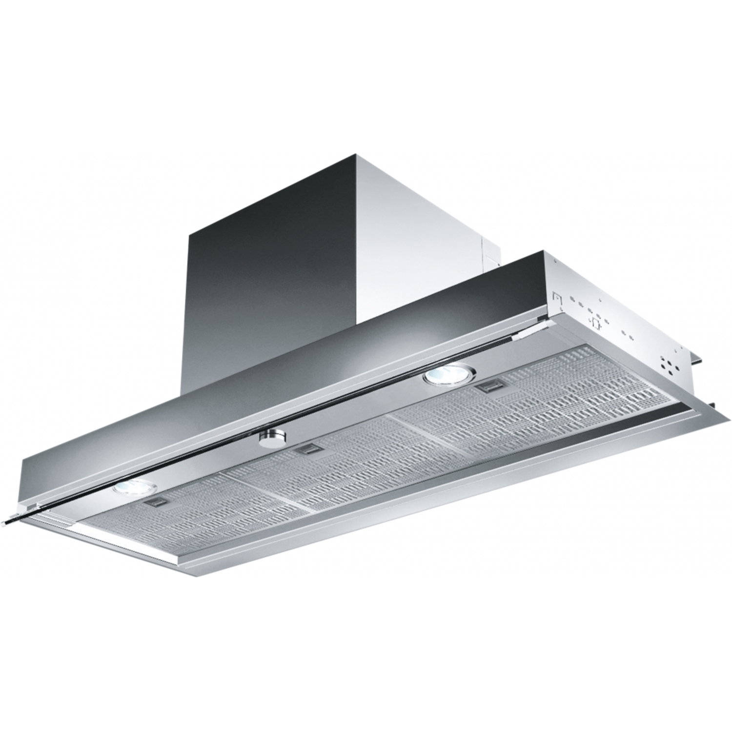 STYLE PLUS - Inbouwdampkap rvs, 900 mm
