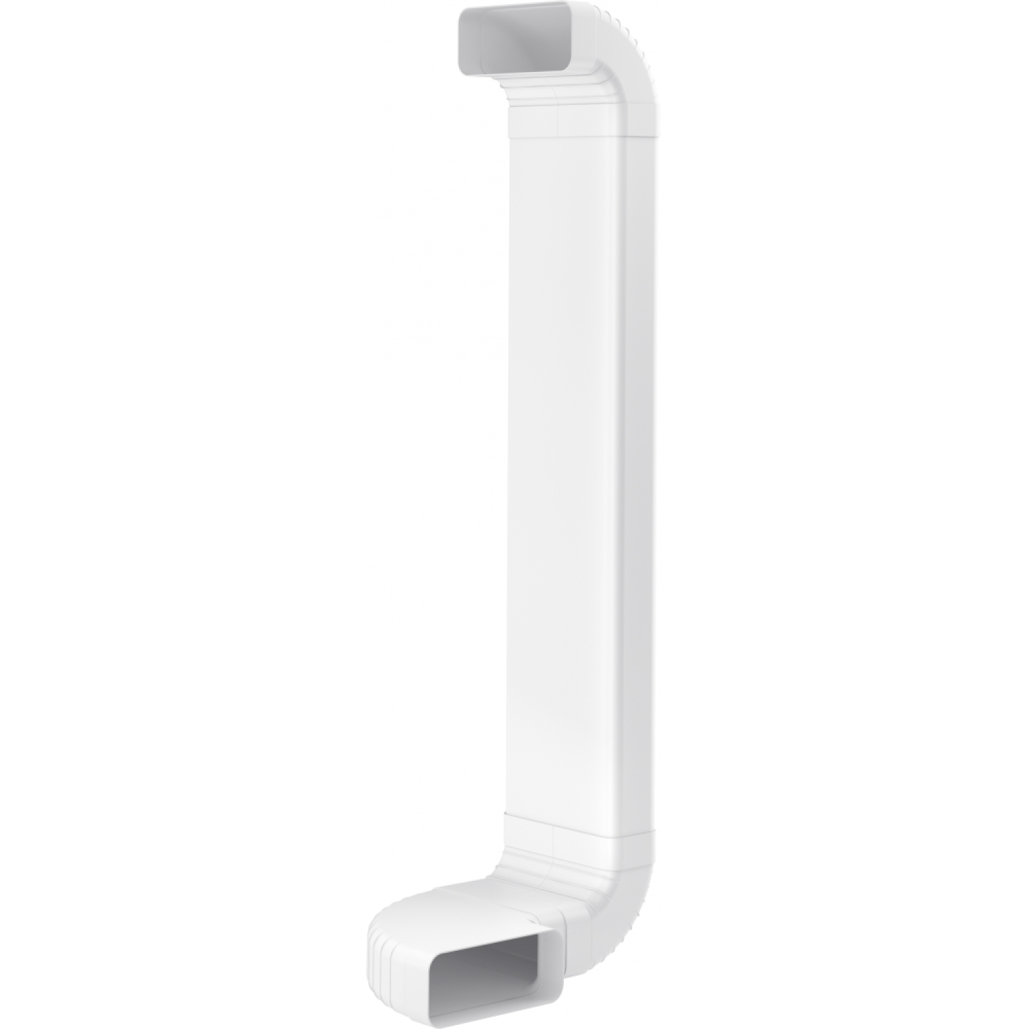 Installatieset voor luchtafvoer via plint