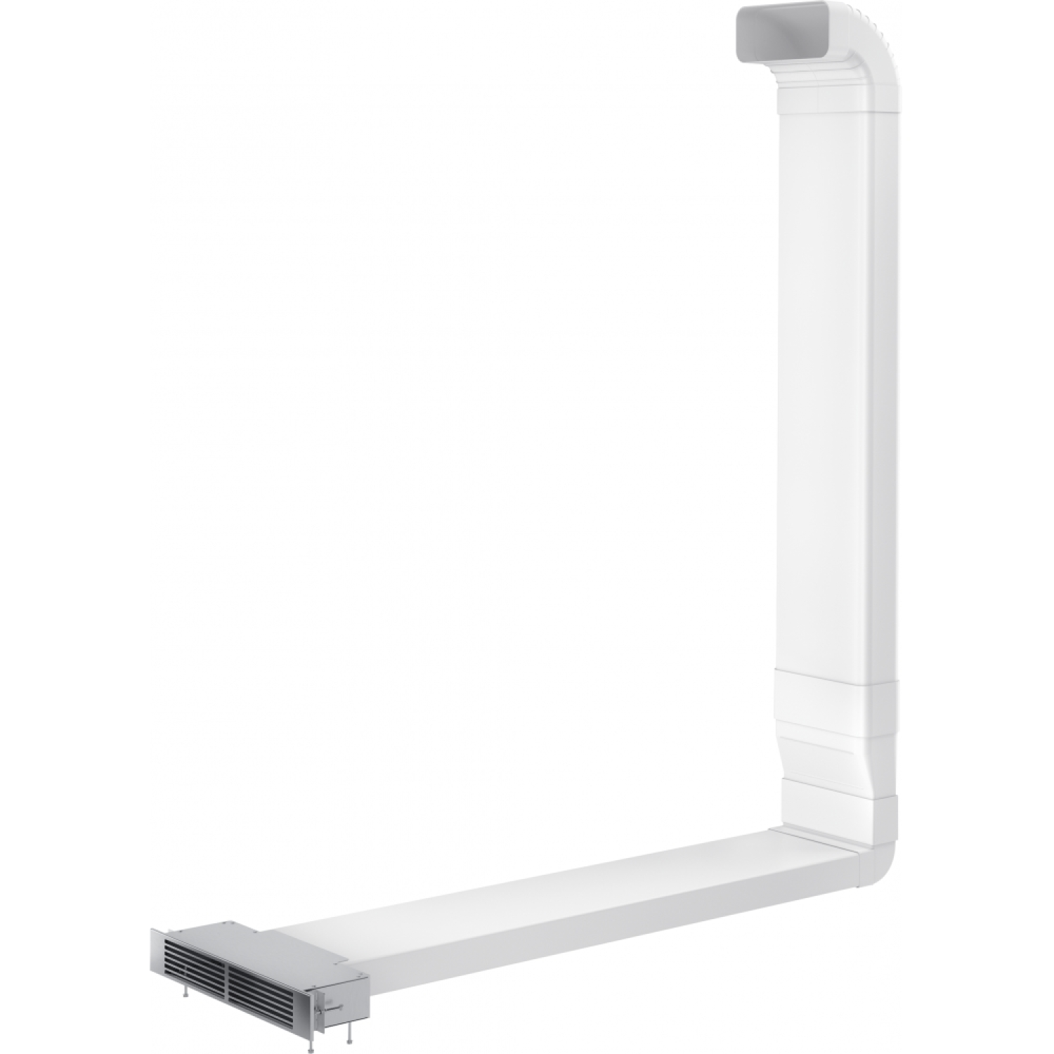 Installatieset voor recirculatie via plint