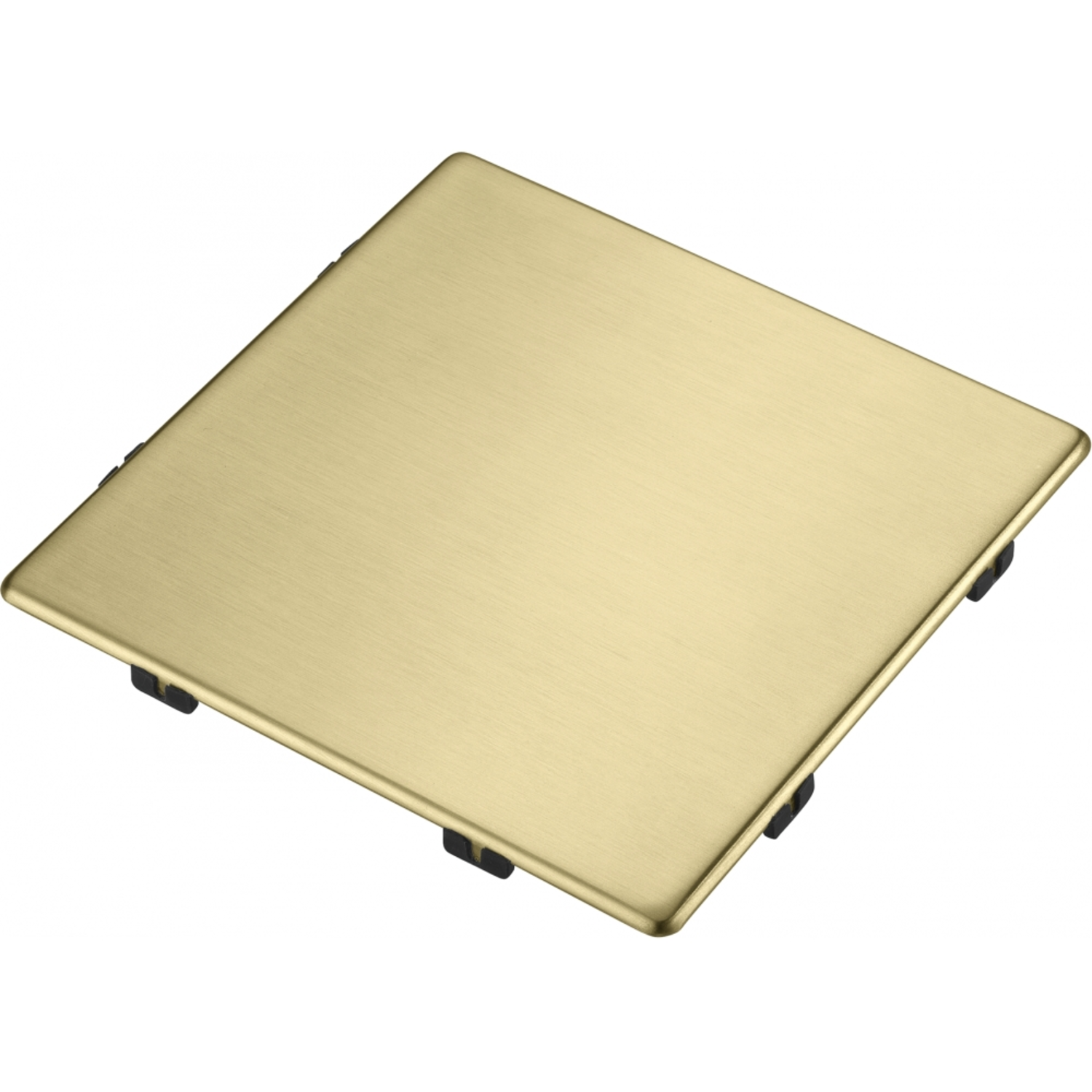 Ventielcover vierkant, goud