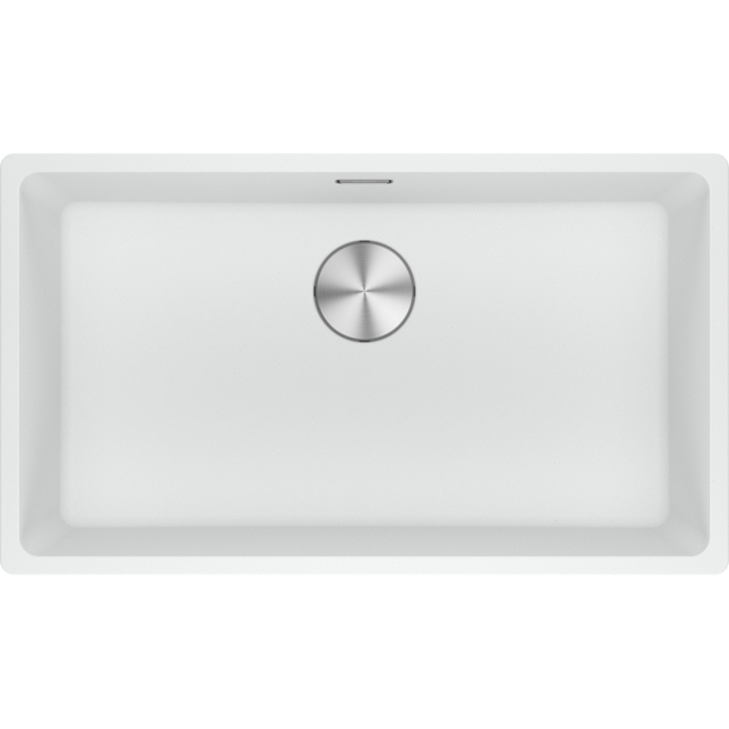 Maris - Vlakbouwspoeltafel / 753 x 433 mm / 1 bak / Metaal Wit