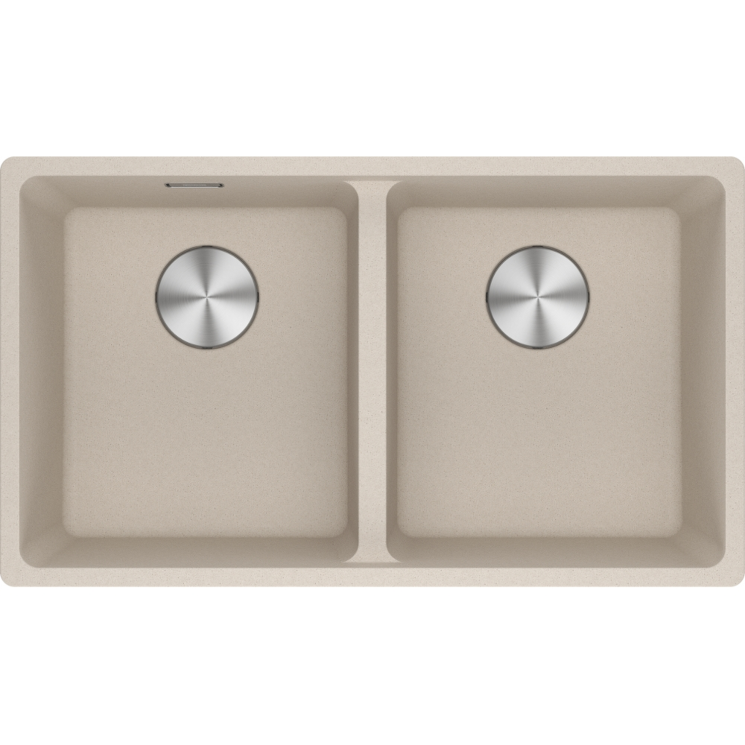 Maris - Onderbouwspoeltafel / 753 x 433 mm / 2 bakken / Koffieroom