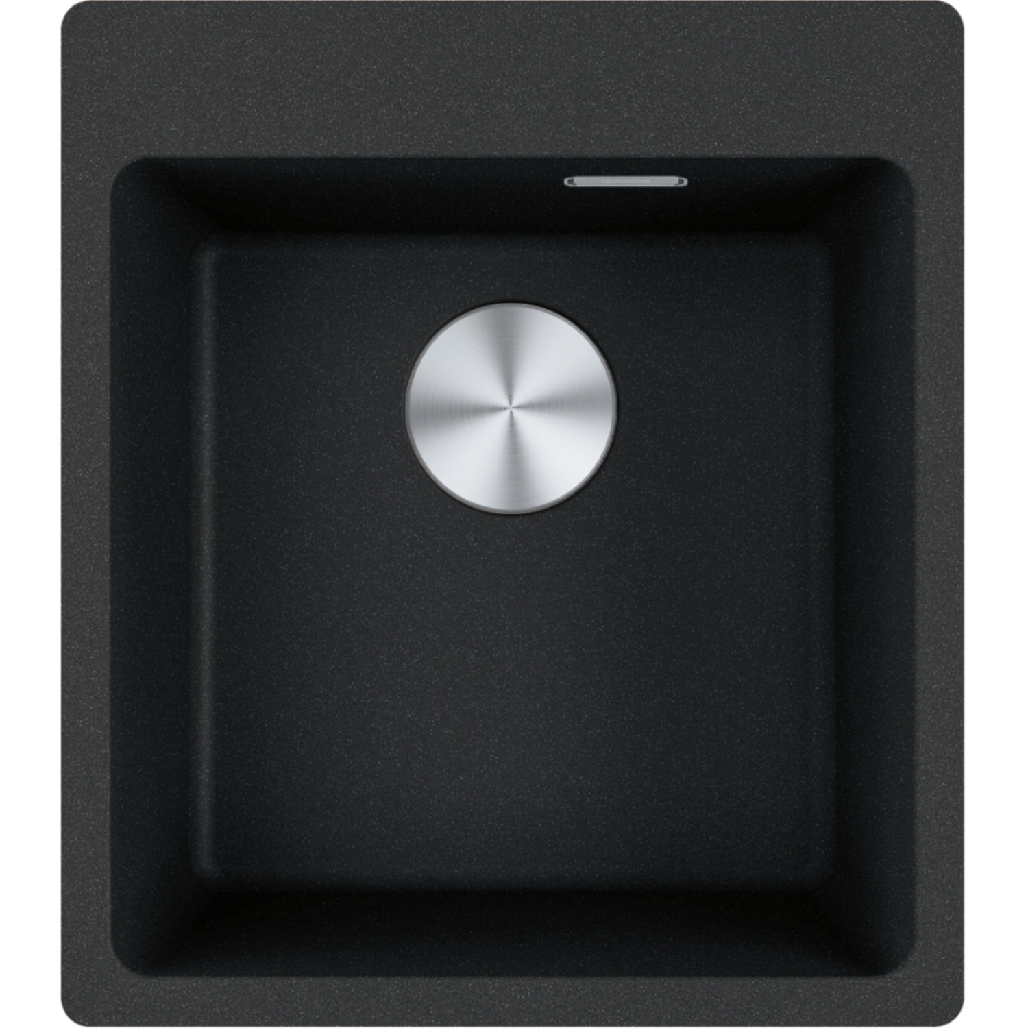Maris - inbouwspoelbak / 440 x 500 mm / 1 bak / Onyx