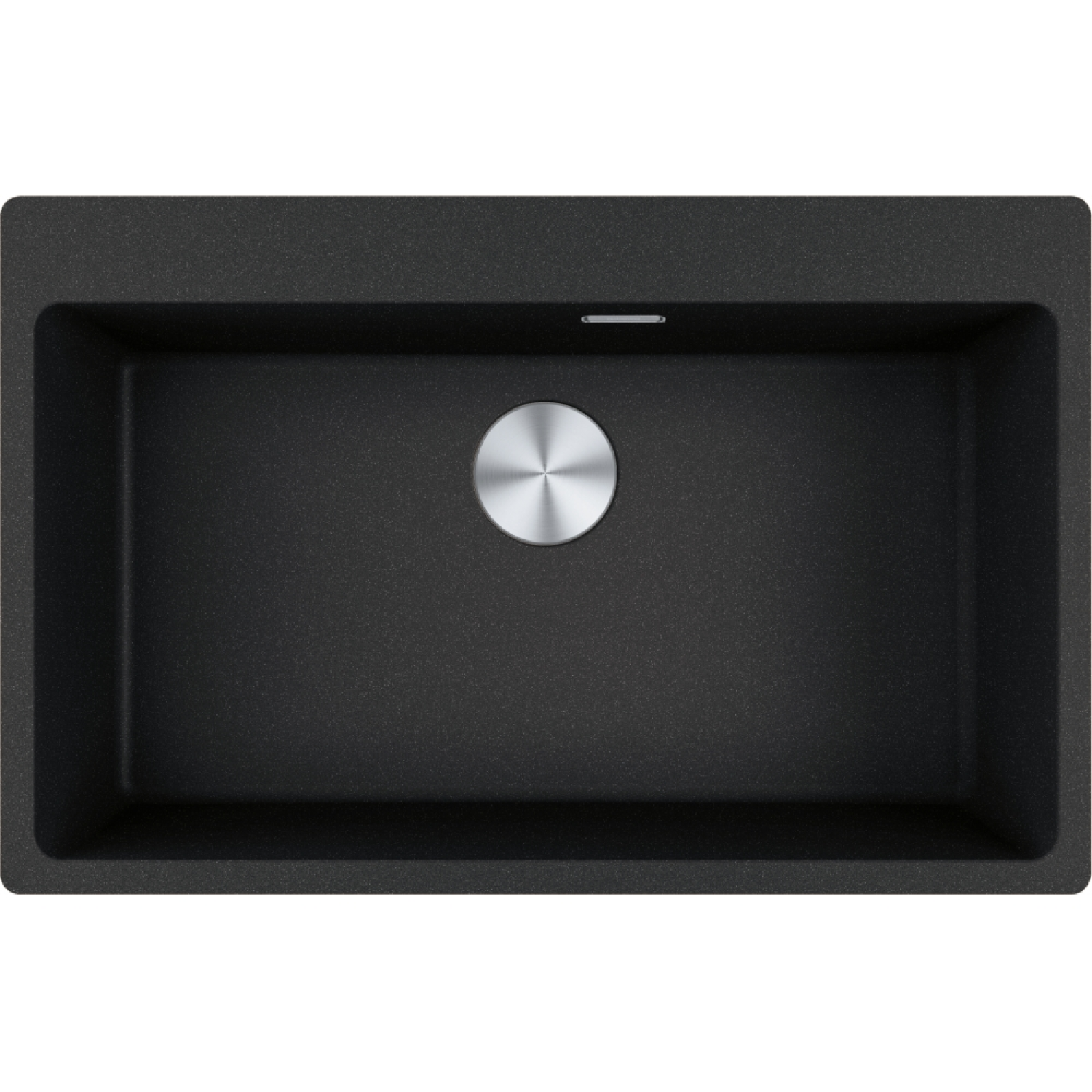 Maris - inbouwspoelbak / 780 x 500 mm / 1 bak / Onyx