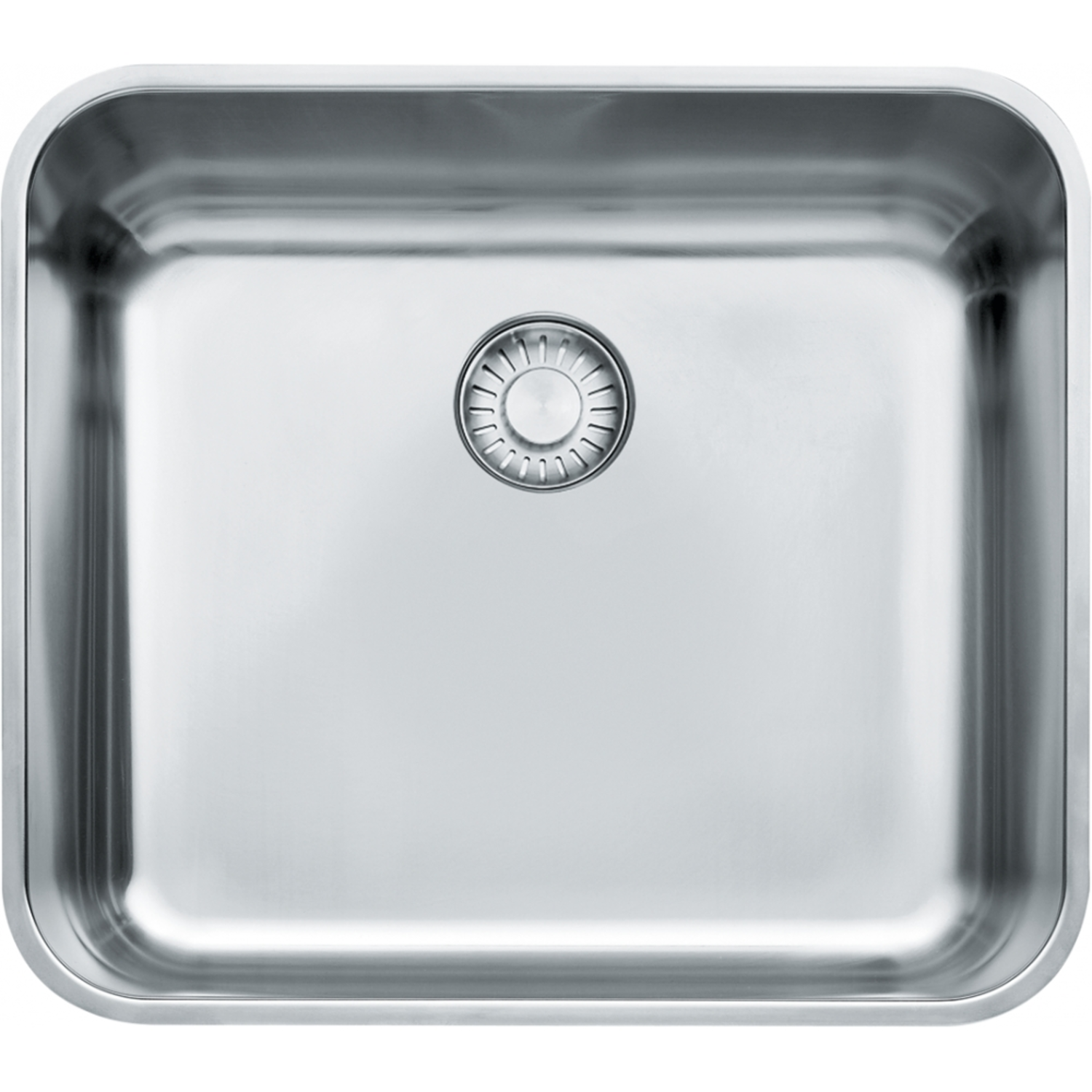 Largo - Onderbouwspoelbak / 445 x 390  mm/ Glad