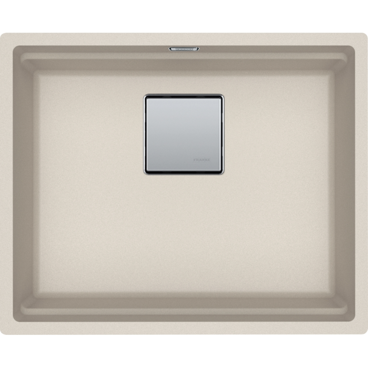 Kubus 2.0 - Onderbouwspoelbak / 520 x 420 mm / Koffie Room